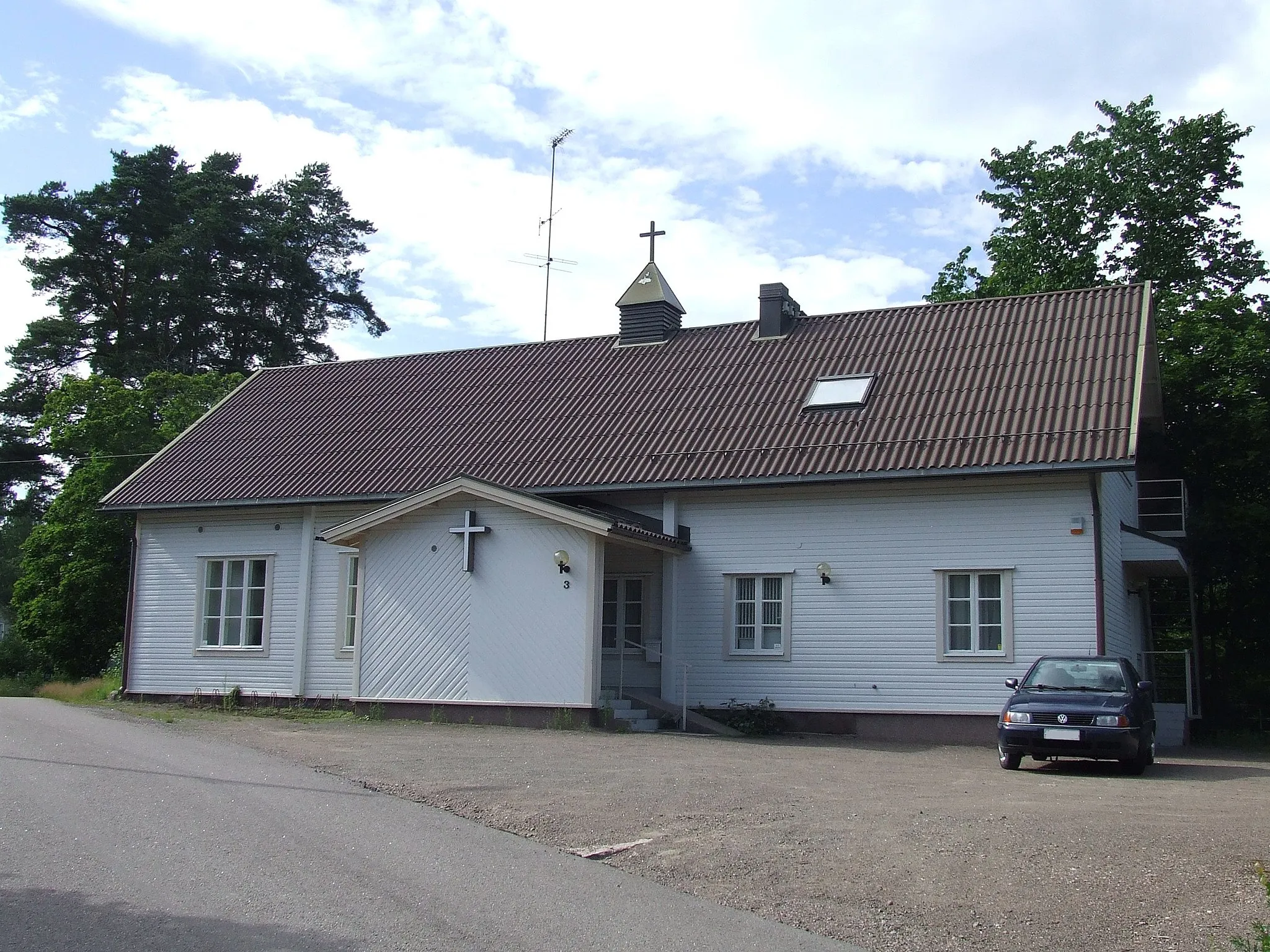 Photo showing: Ummeljoki Village Church in Kouvola, Finland.