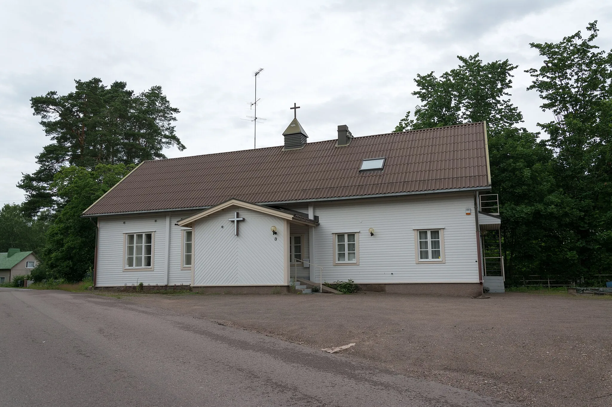 Photo showing: Ummeljoki Village Church in Kouvola, Finland.