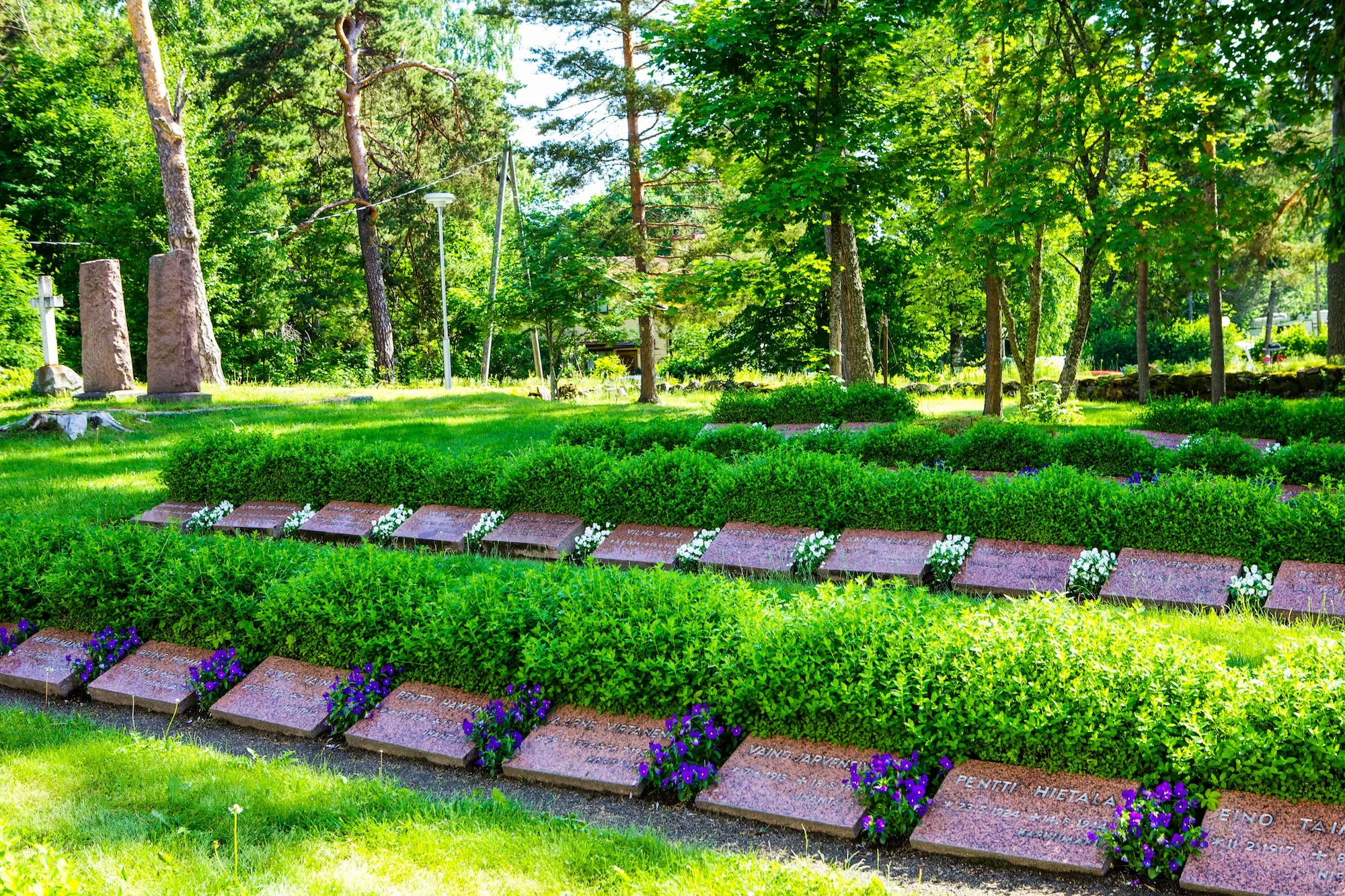 Photo showing: Elimäki, Finland, graveyard