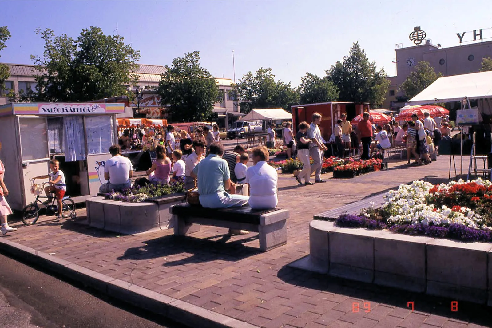 Photo showing: Heinola market place in Heinola, Finland