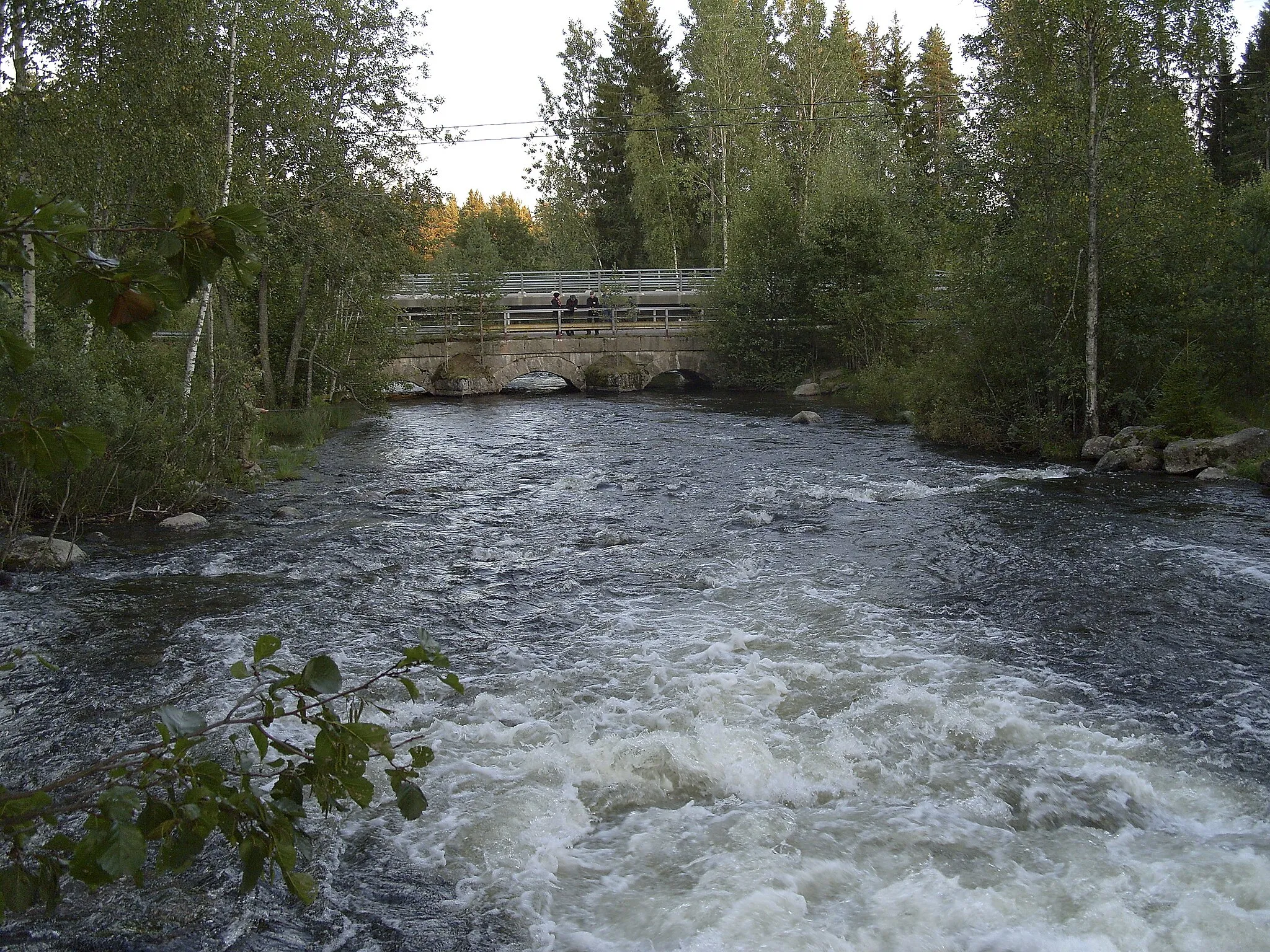 Photo showing: Myllykoski, old Bridge, august 2008