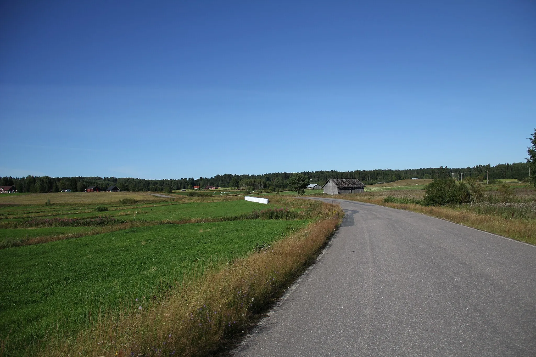 Photo showing: Niskapietiläntie (connecting road 3981), Rautjärvi, Finland. – A museum road. – Road in  Purnujärvi village.