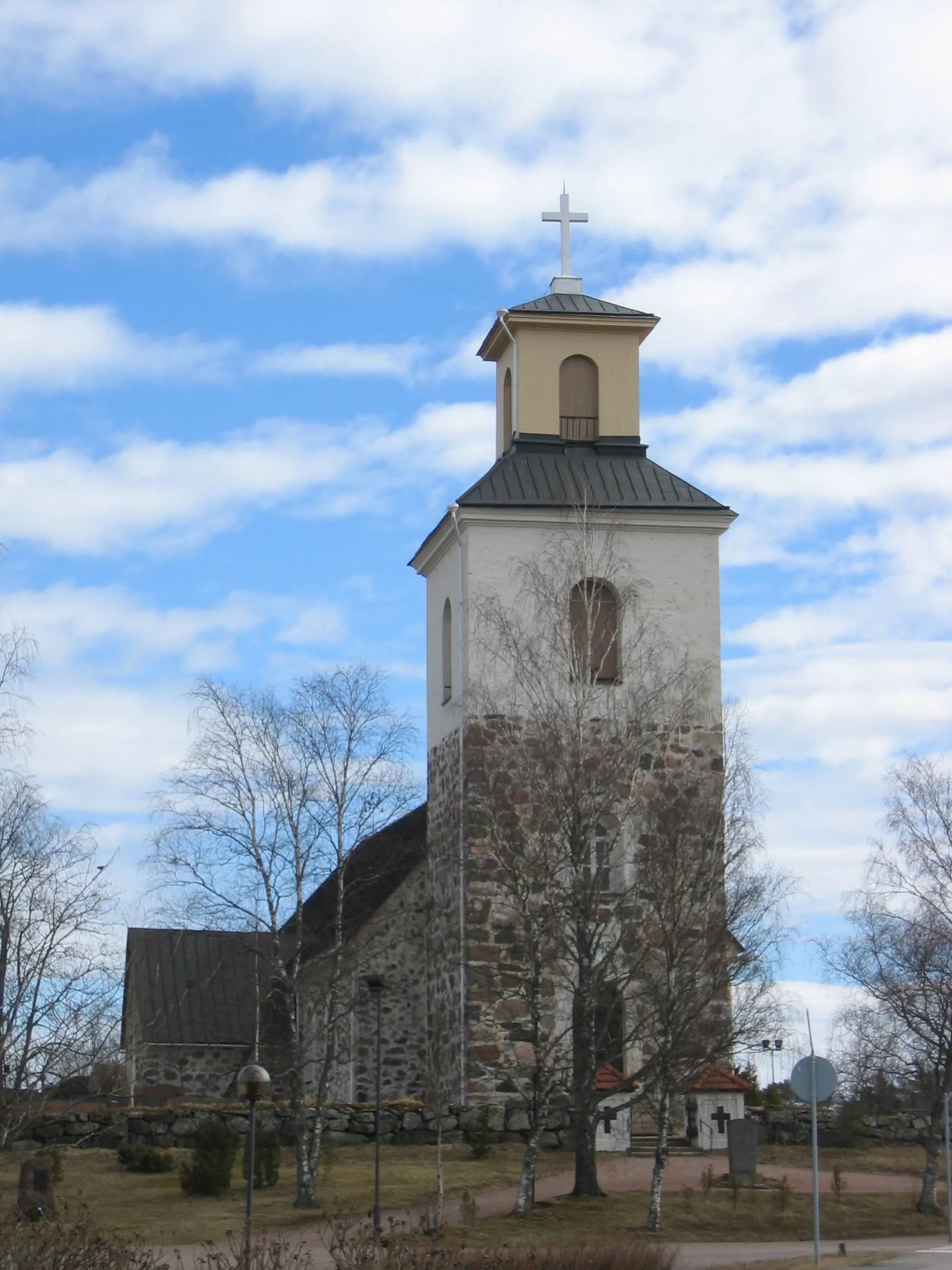 Photo showing: Church of Mietoinen, Finland seen from the west
