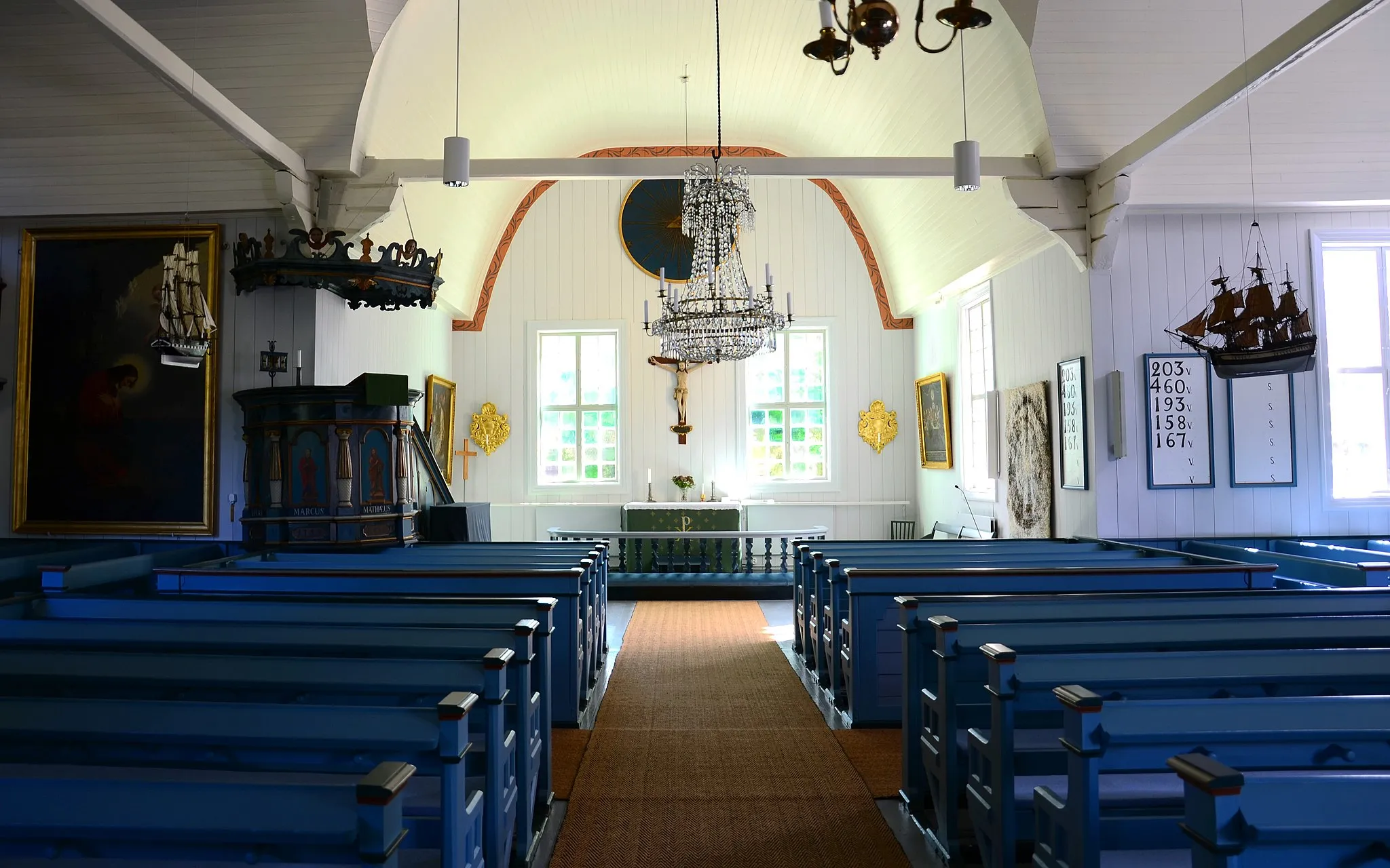 Photo showing: Church of Dragsfjärd in Kimito (Kemiö)