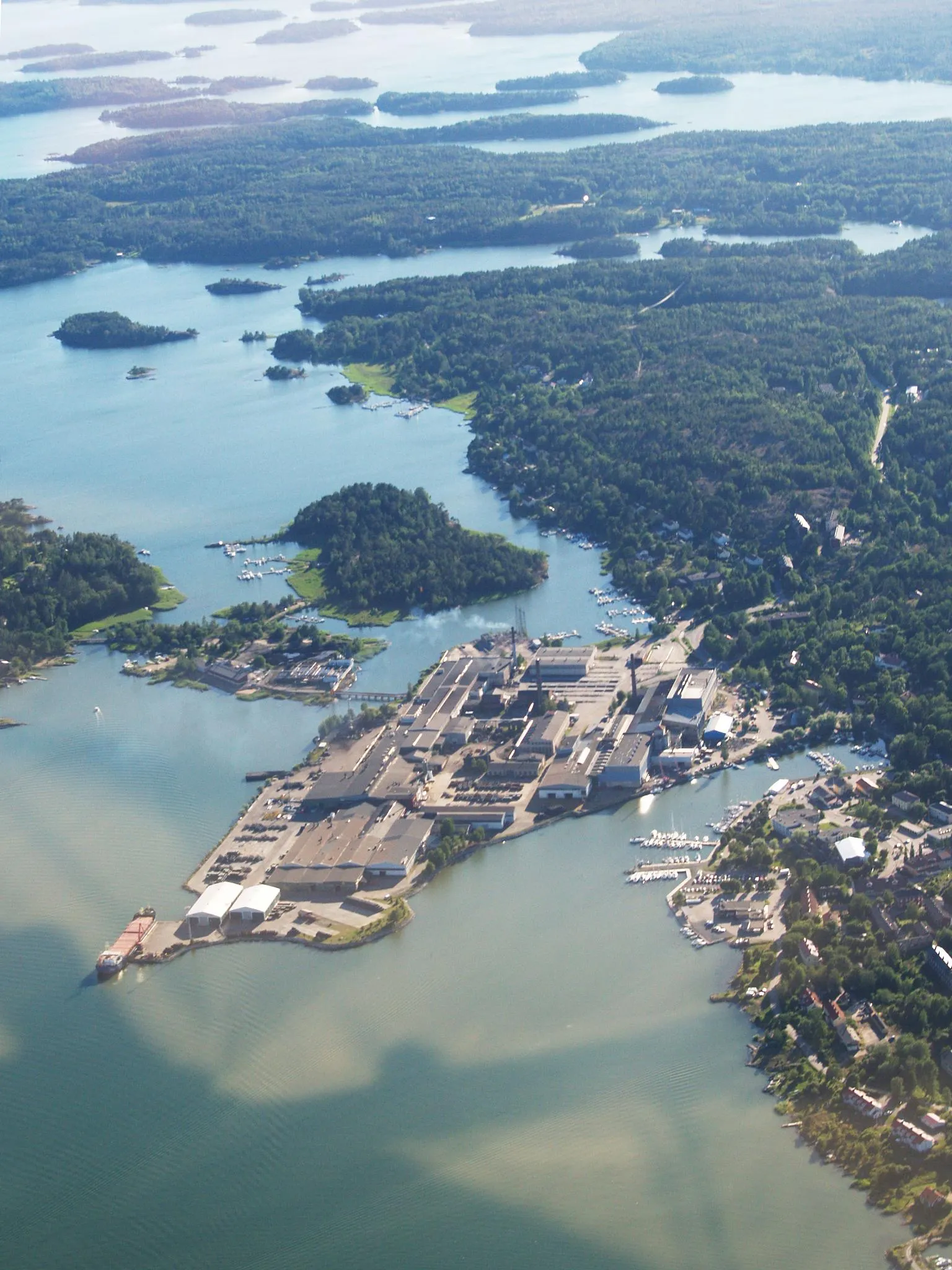 Photo showing: Taalintehdas aerial photo