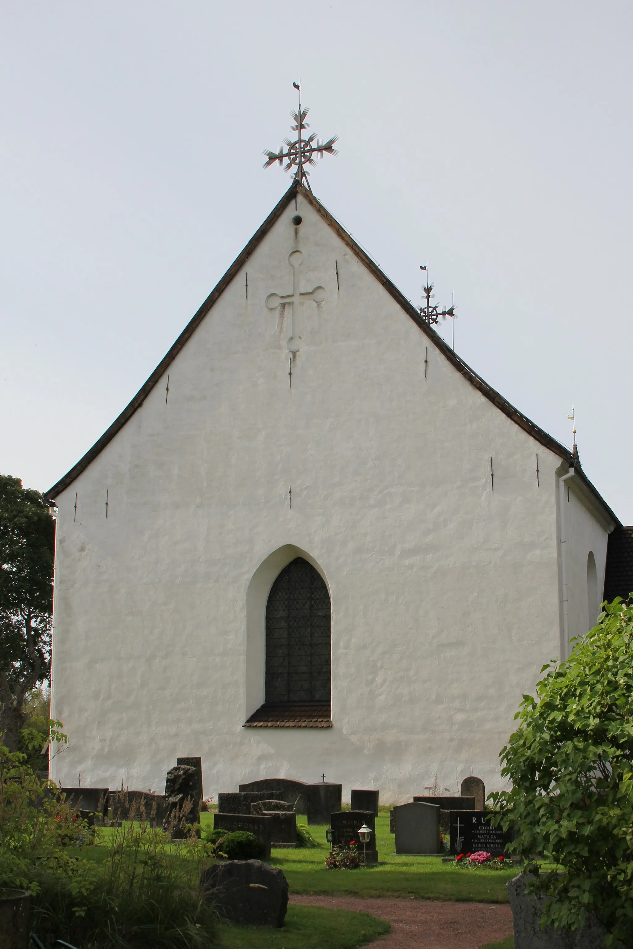 Photo showing: Askainen church, Askainen, Masku, Finland. - Eastern facade.