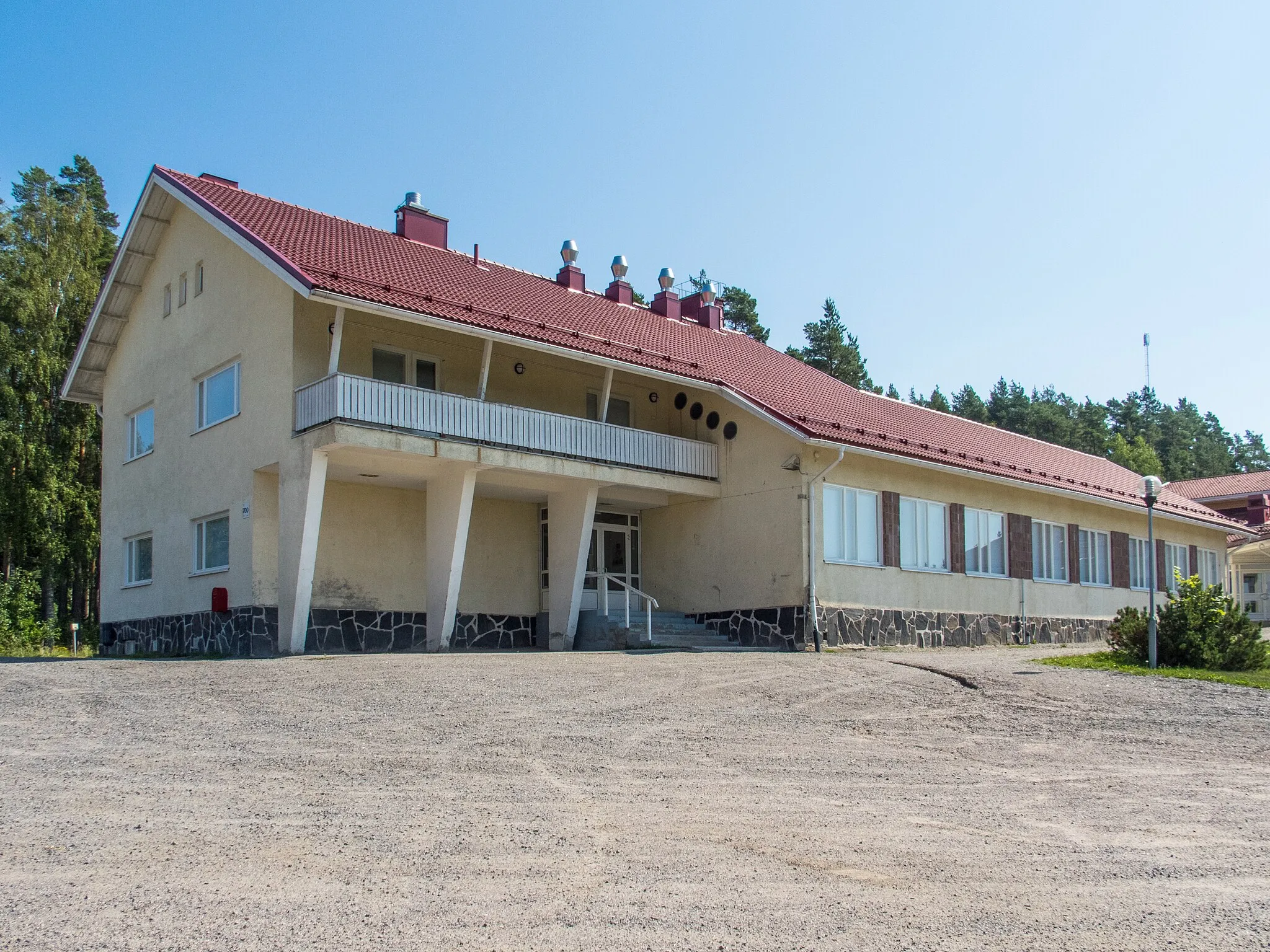 Photo showing: School in Askainen, Masku, Finland.