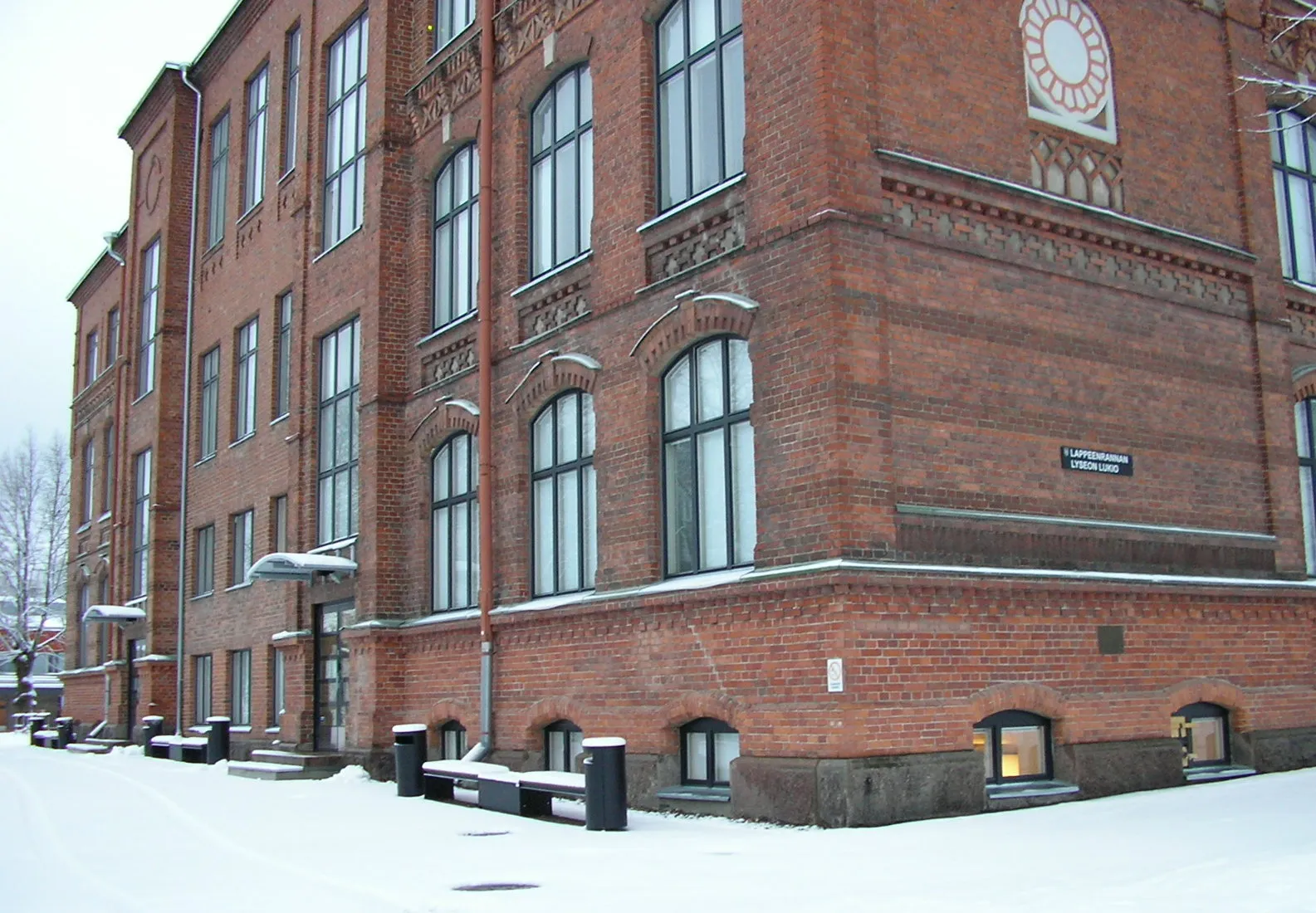 Photo showing: Lappeenrannan Lyseon lukio secondary school. Lönnrotinkatu, Lappeenranta.