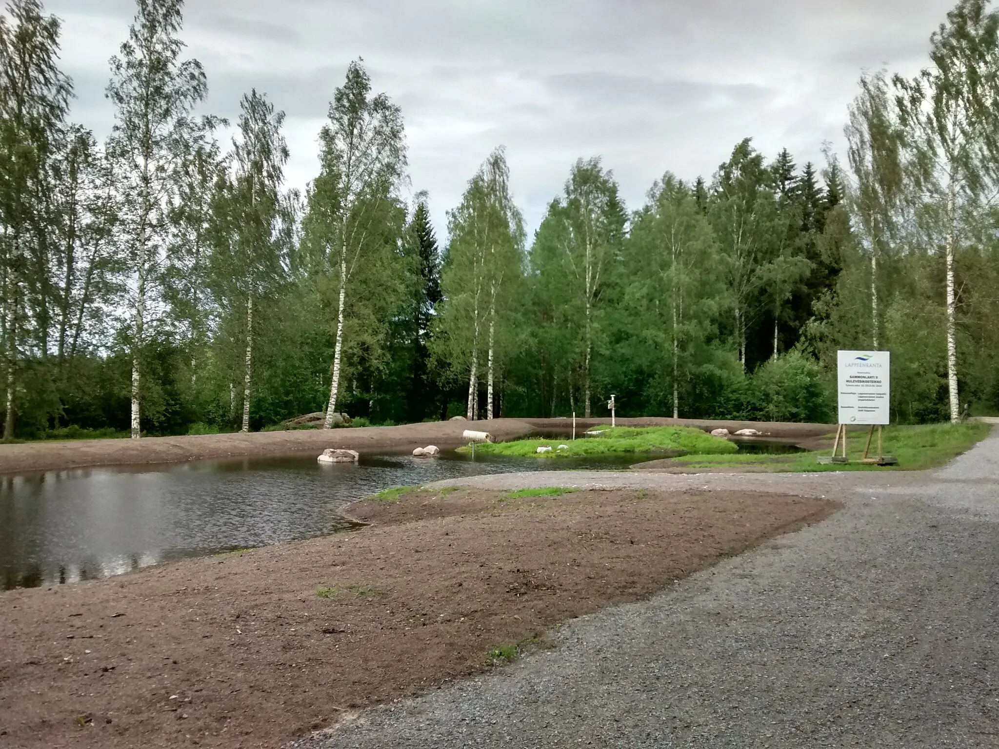 Photo showing: Rantaniityn kosteikko (also known as Sammonlahti II), a constructed wetland. Sammonlahti, Lappeenranta.