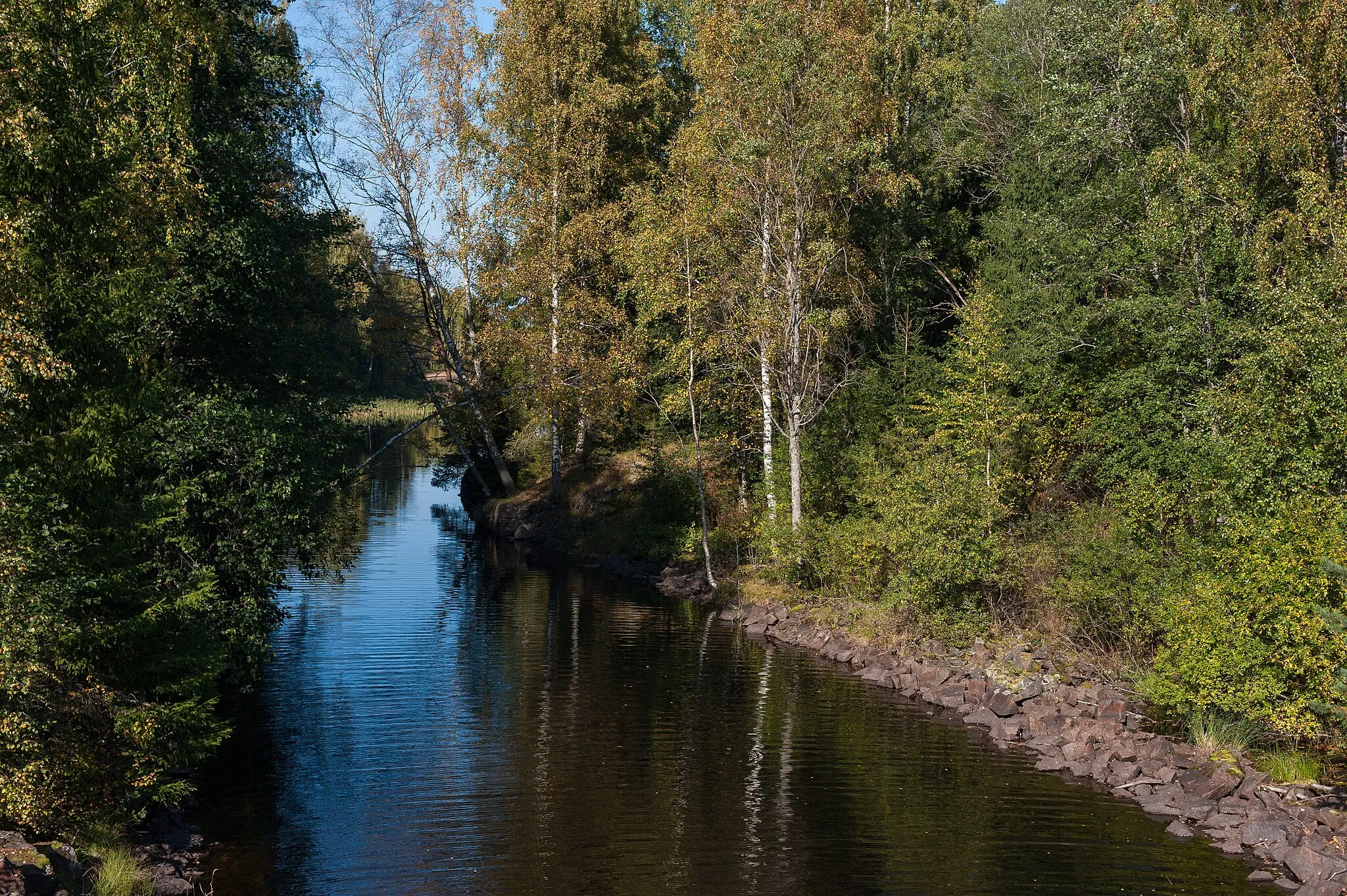 Photo showing: This is a photo of a monument in Finland identified by the ID 'Rutola logging facility' (Q11891489) - RKY: 1484