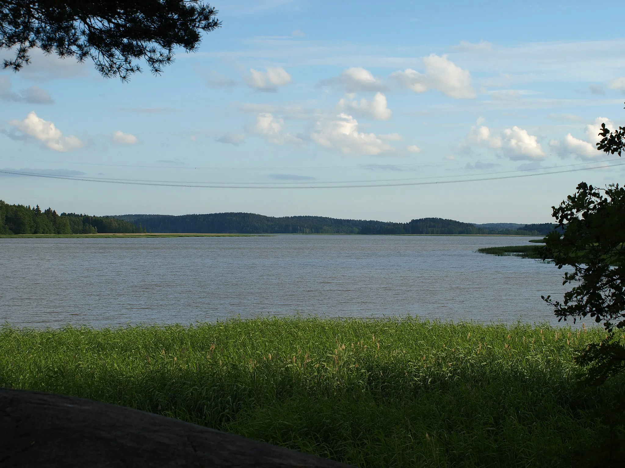 Photo showing: Halikonlahti Bay in June 2008. Pictured from Vuohensaari Island.