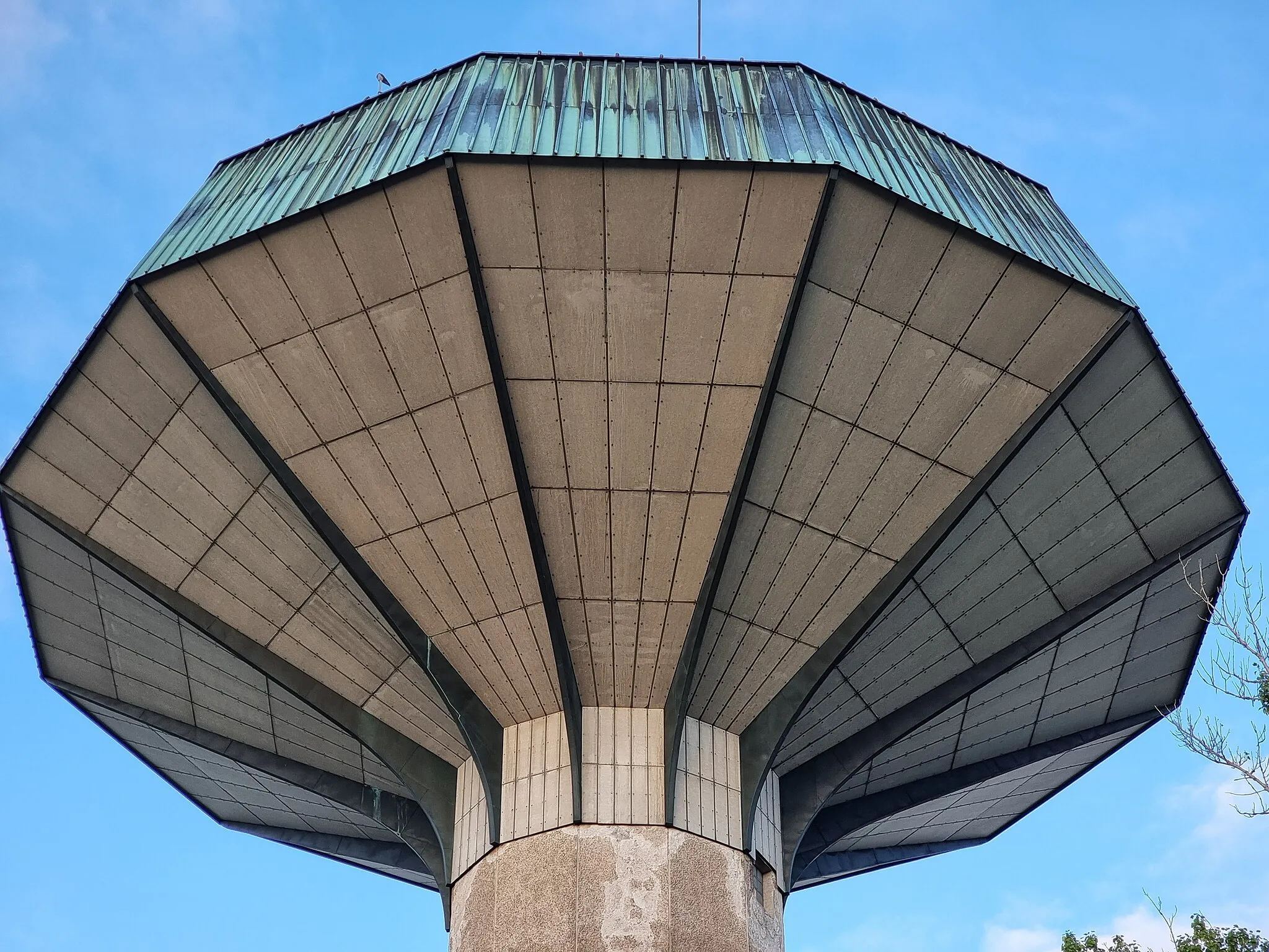 Photo showing: Joutseno water tower in September 2022.