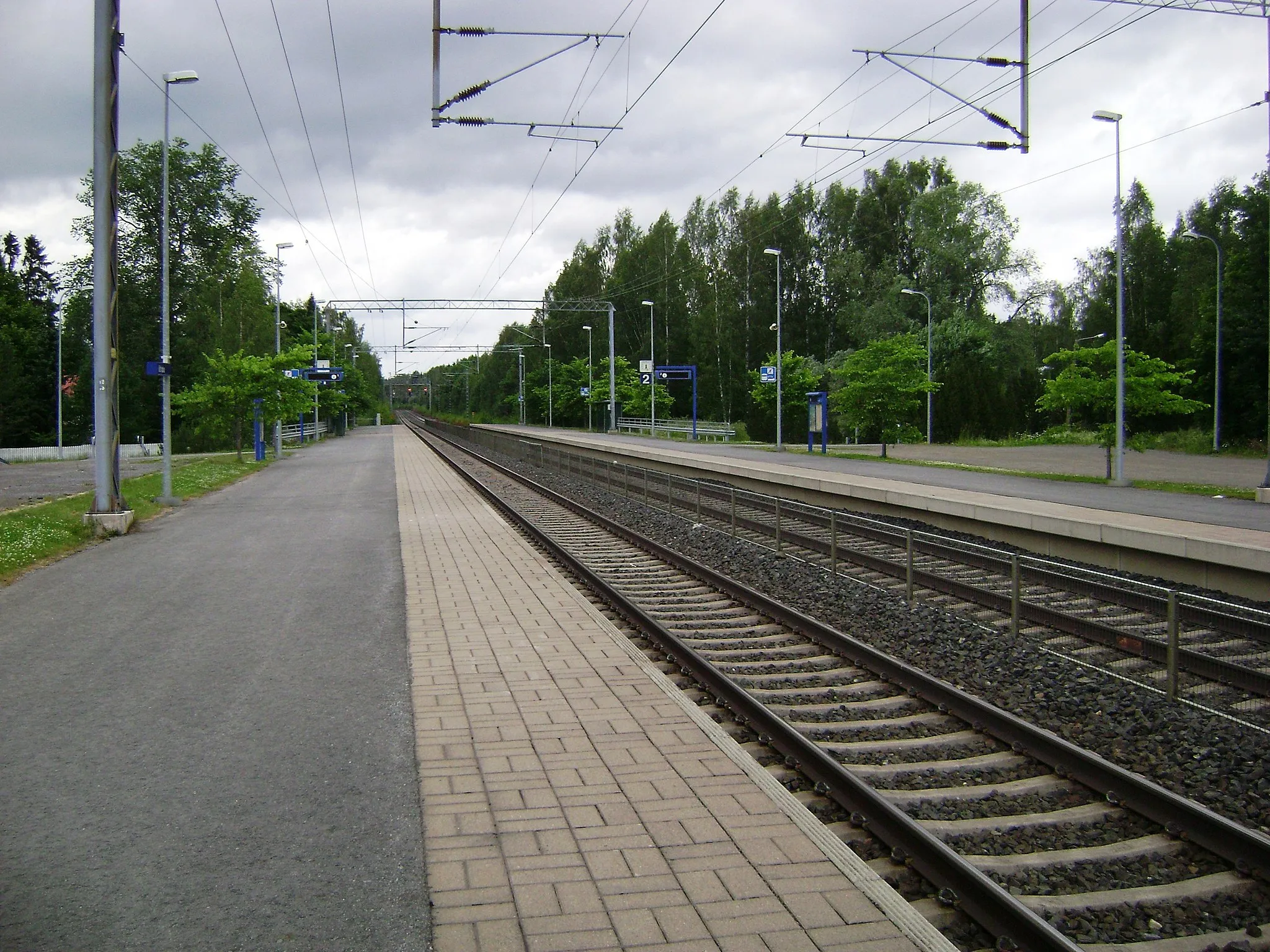 Photo showing: Iittala railway station in Hämeenlinna, Finland.