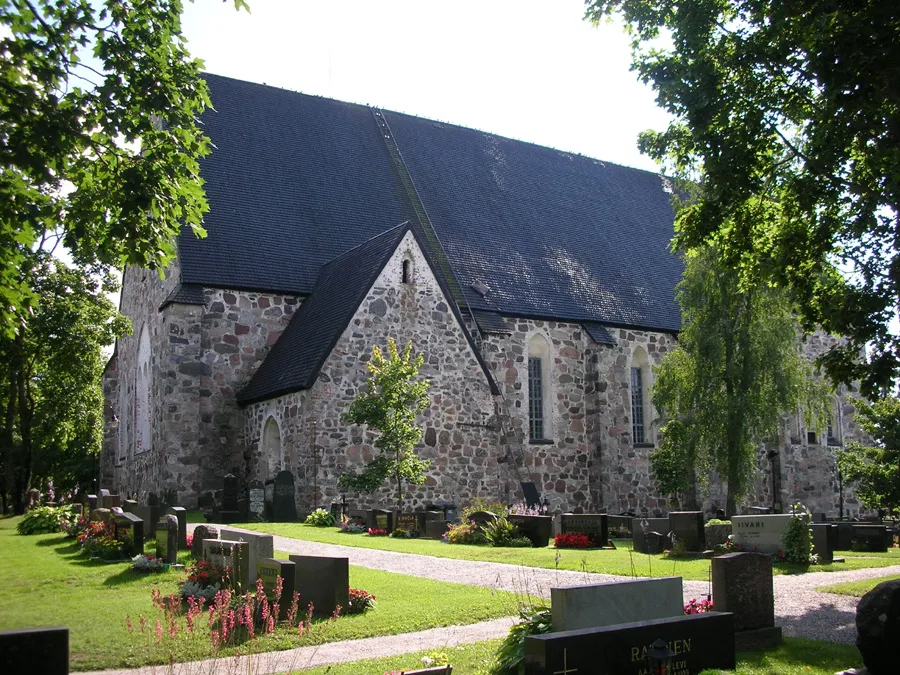 Photo showing: Mynämäki church