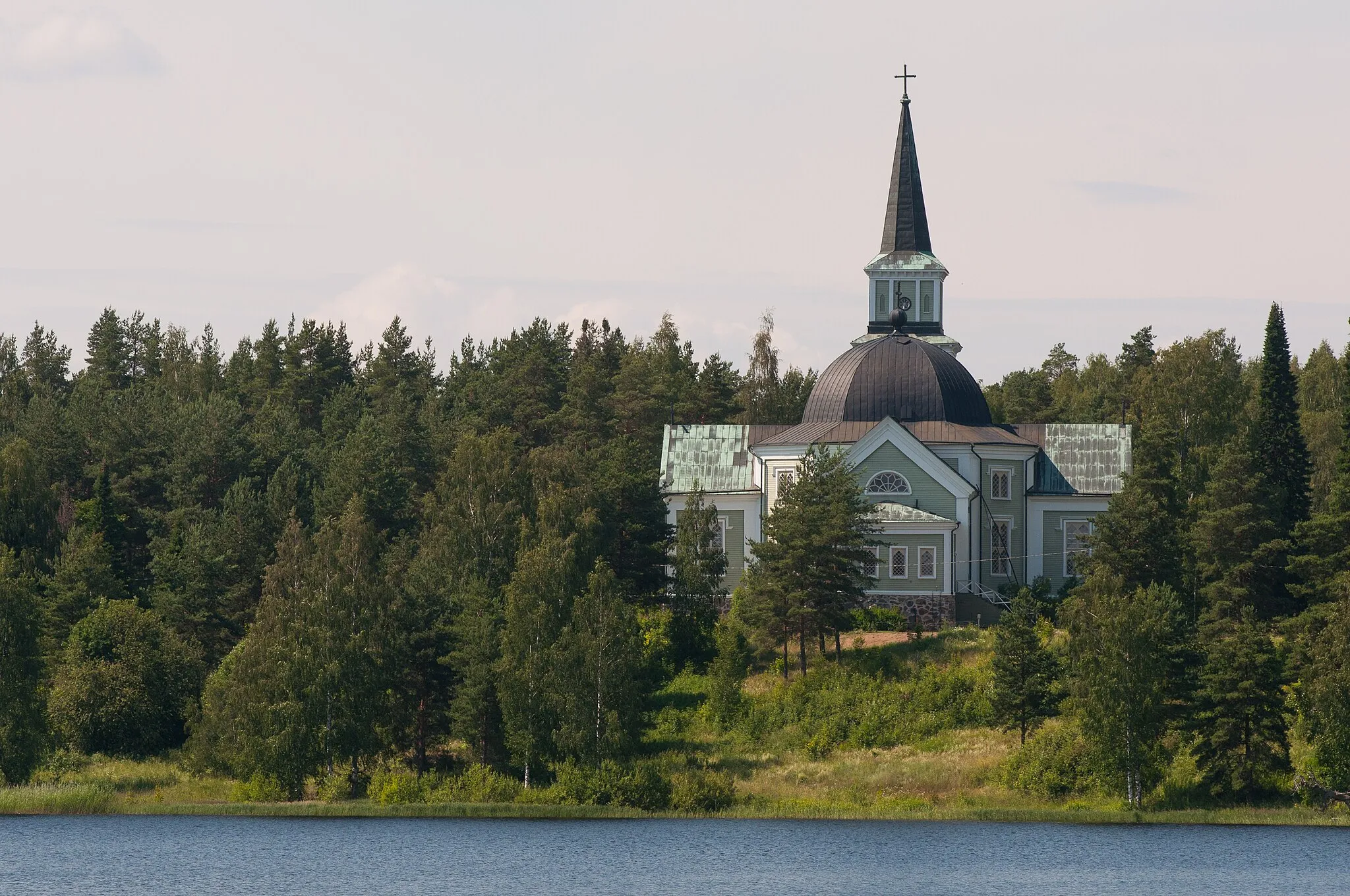 Photo showing: The Ruokolahti church in Ruokolahti, Finland.