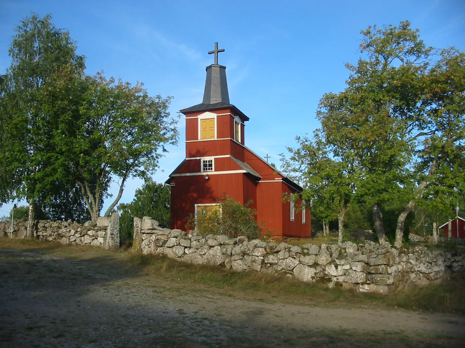 Photo showing: Untamala church in Untamala, Laitila, Finland