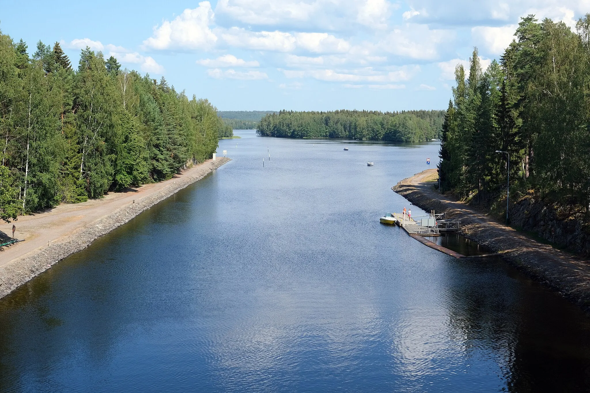 Photo showing: Kalkkinen canal, Asikkala, Finland.