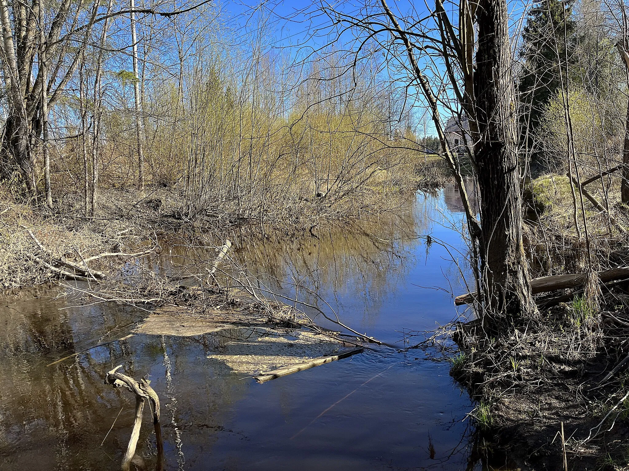 Photo showing: Hähäänkoski, Riihimäki, Riihimäen matalin kohta.