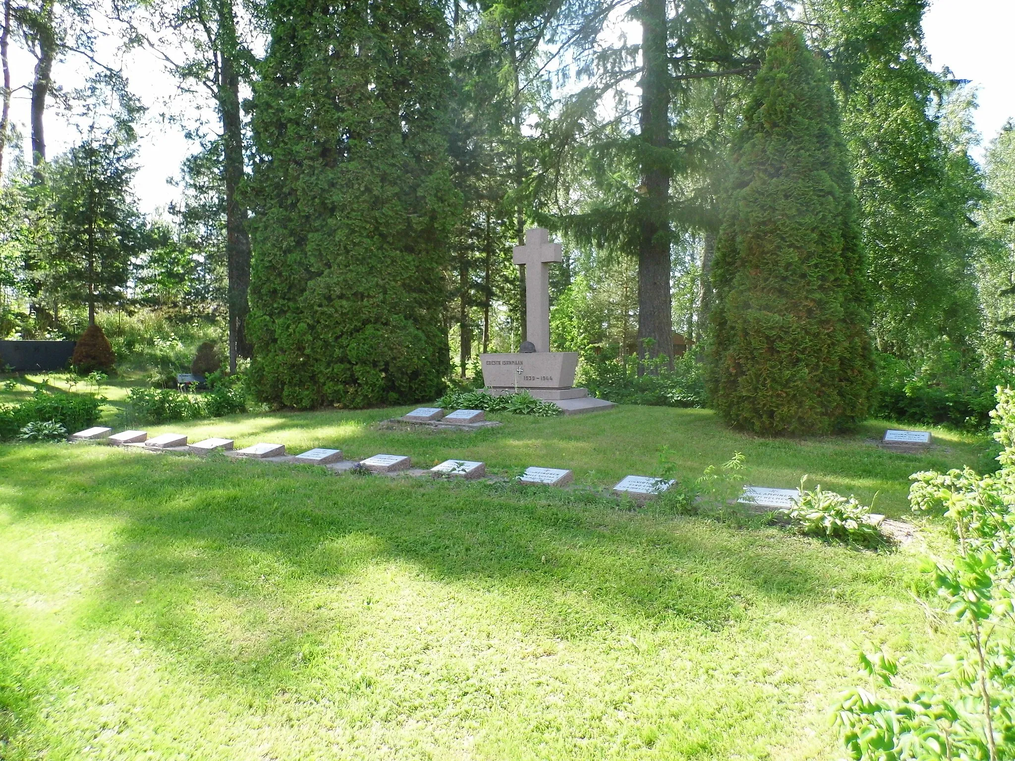 Photo showing: Military cemetary at Mommila, Finland