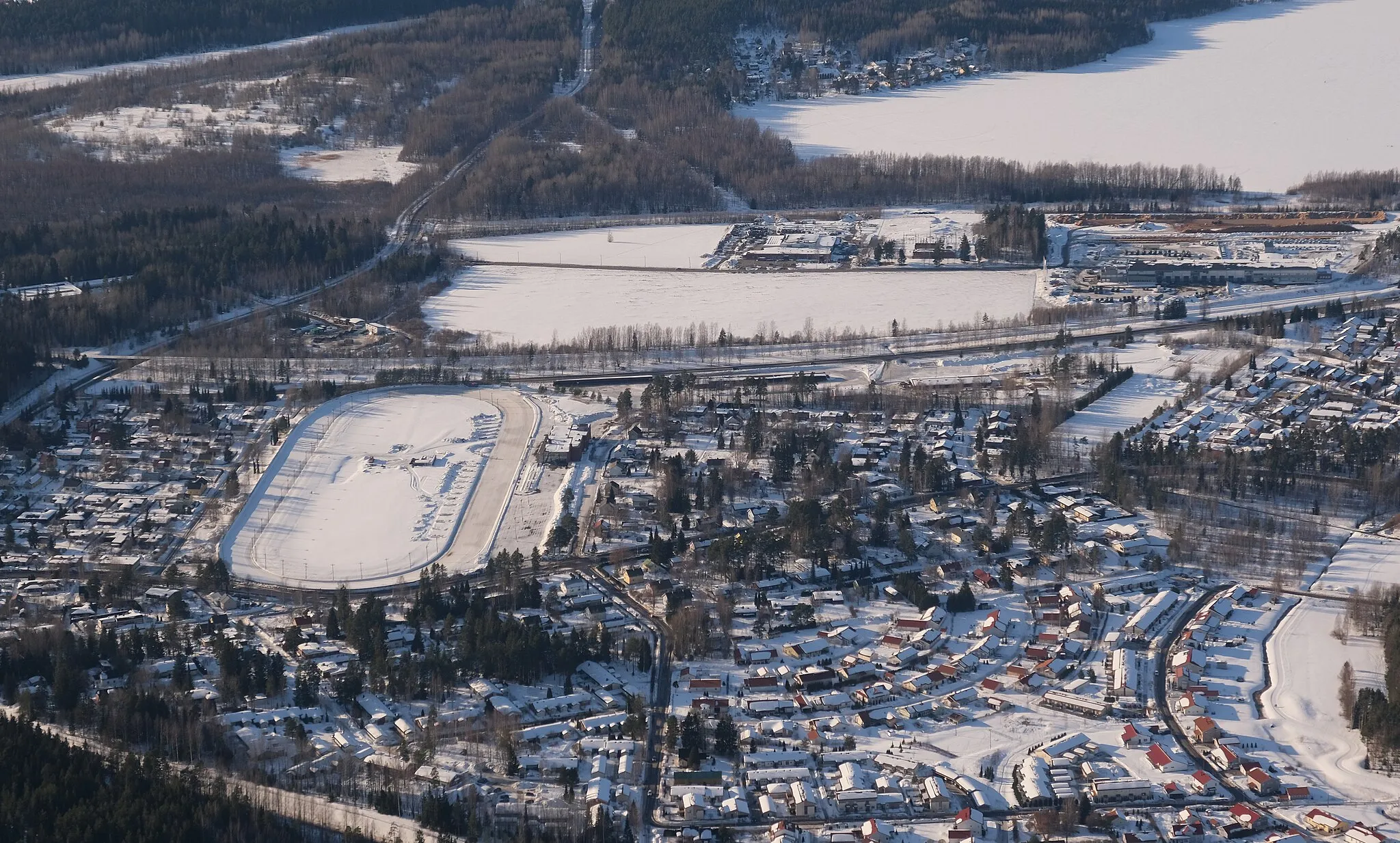 Photo showing: Aerial view of Kouvola, Finland.