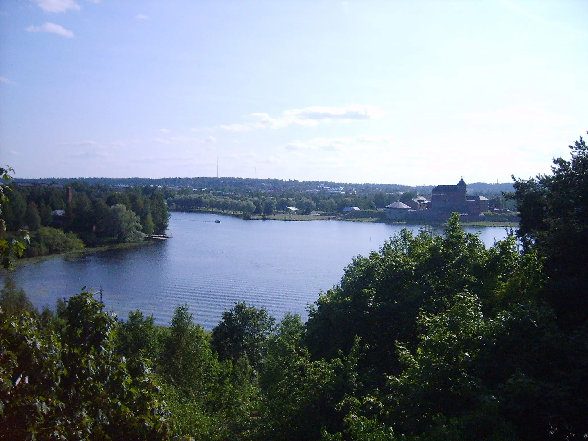 Photo showing: View of lake Vanajavesi, next to Hämeenlinna.