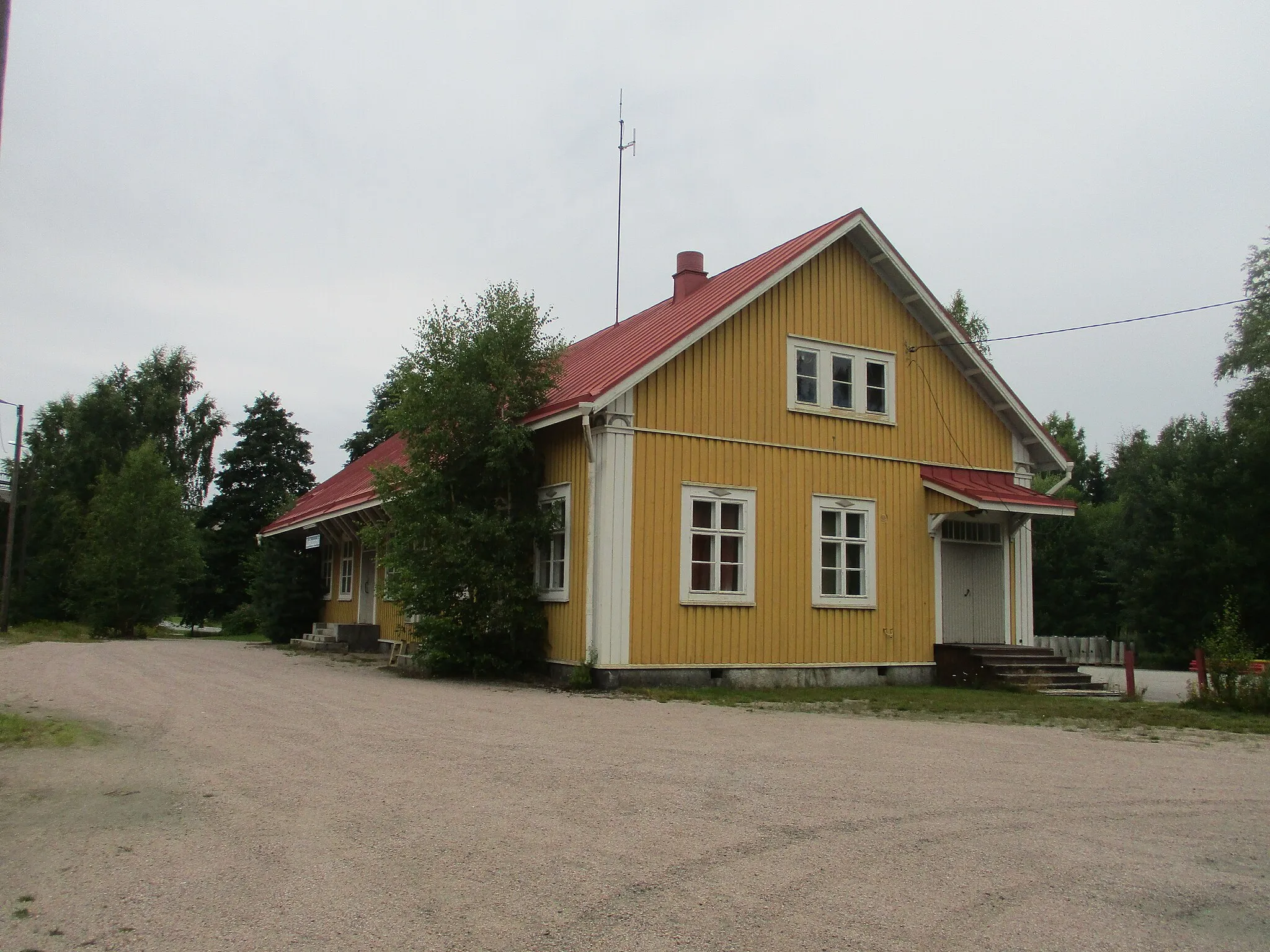 Photo showing: This is a photo of a monument in Finland identified by the ID 'Uusikaupunki railway station' (Q11899764) - RKY: 4233