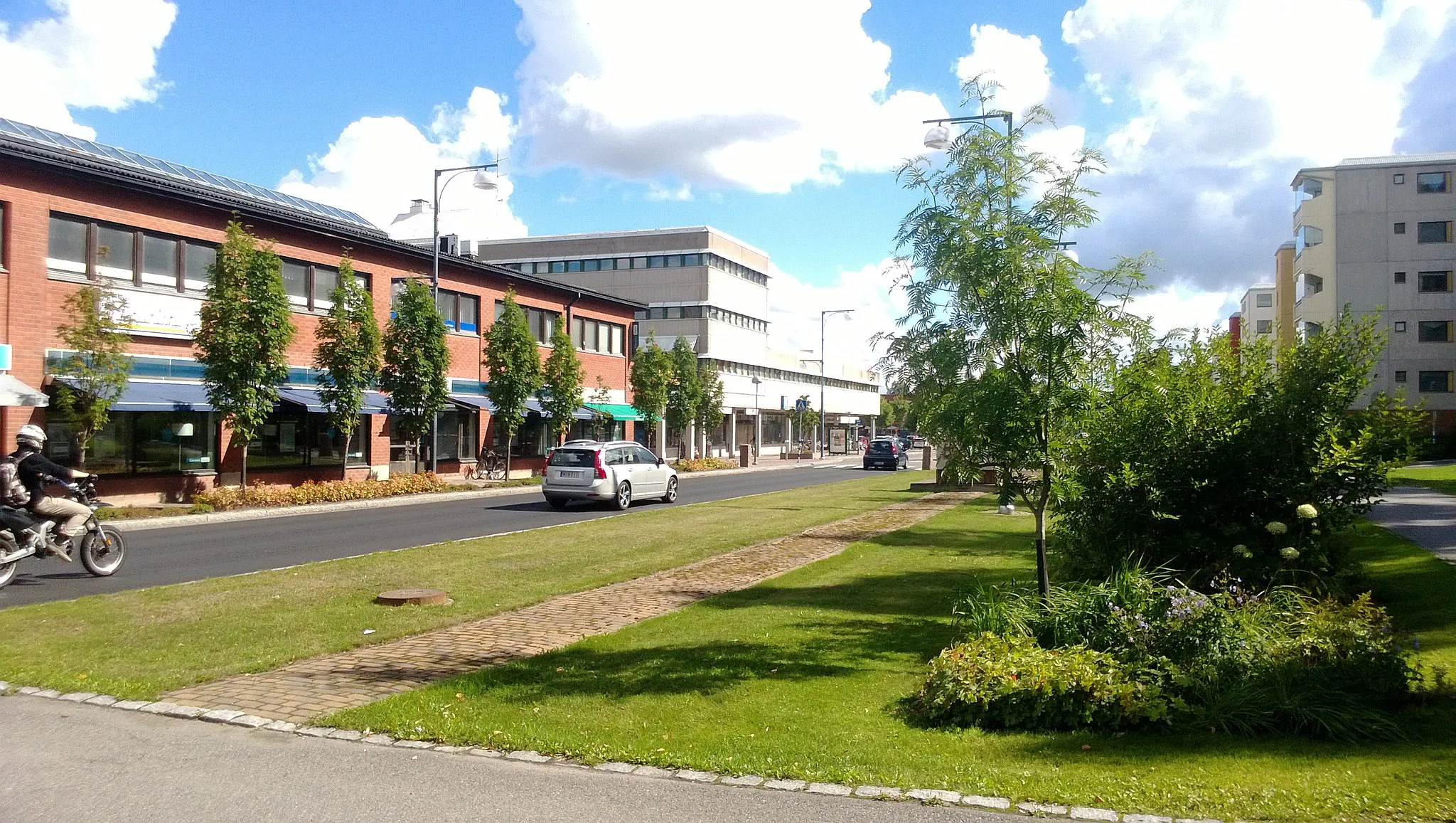 Photo showing: Centre of Kaarina, Finland in summer