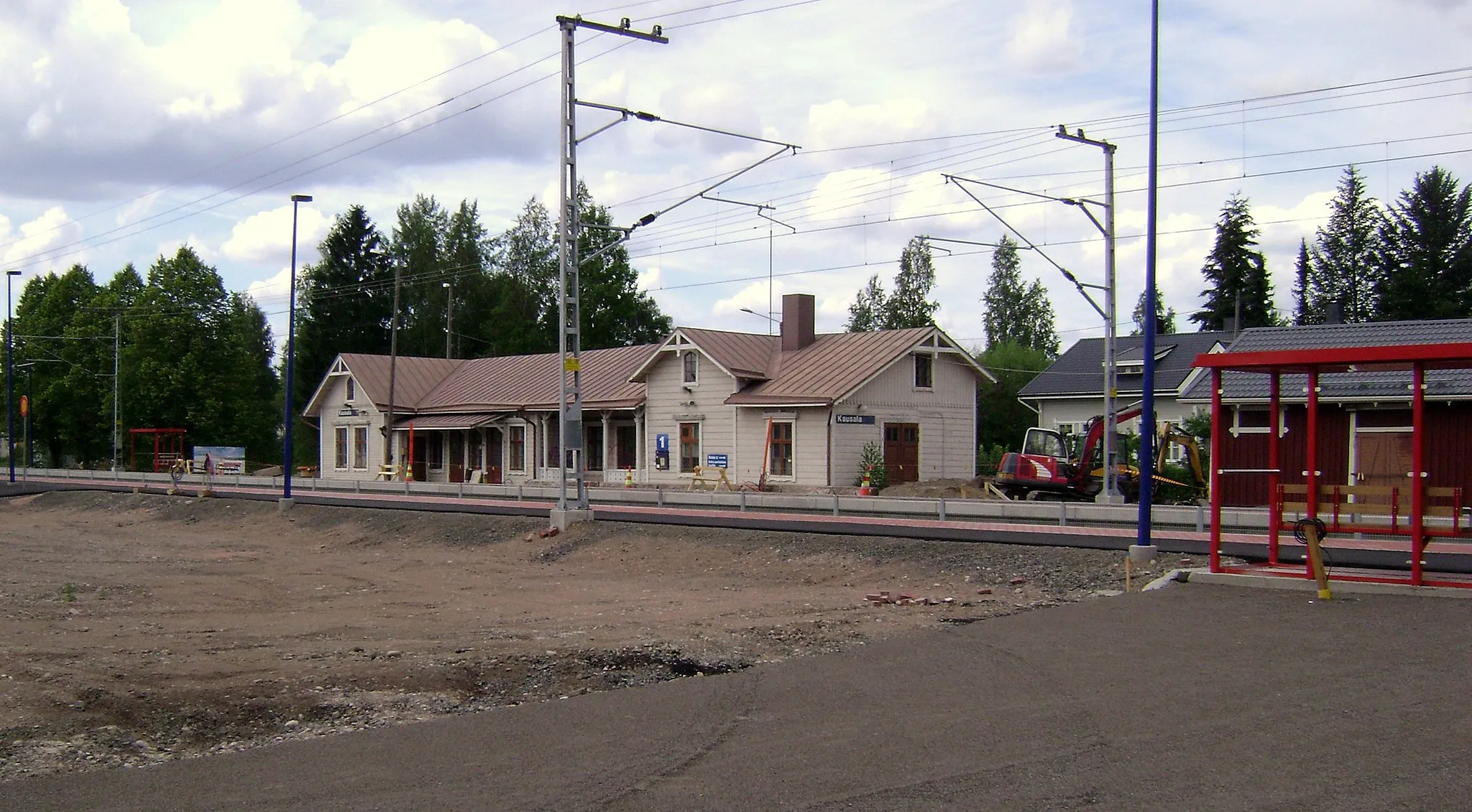 Photo showing: Kausala railway station, Iitti, Finland.