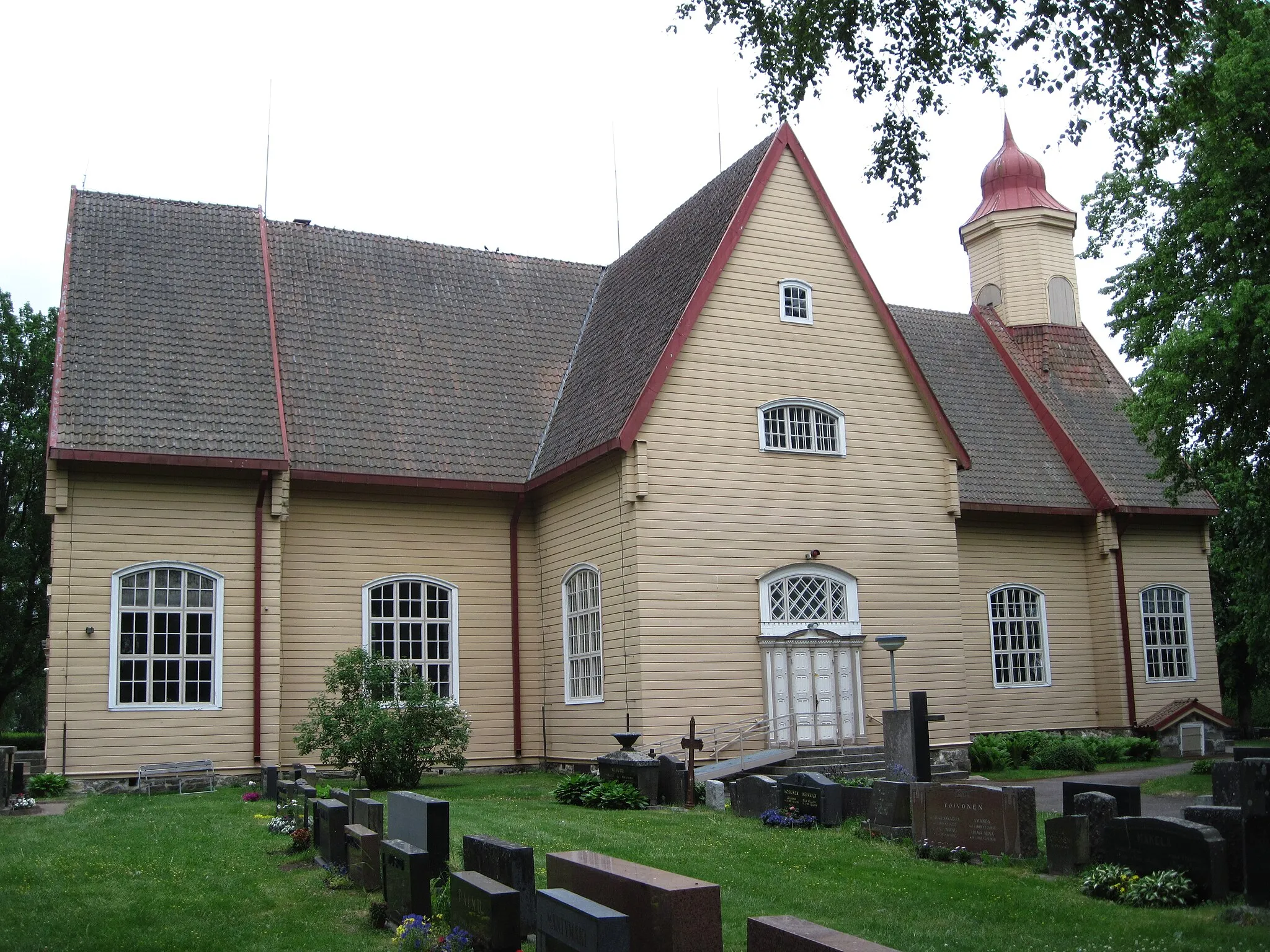 Photo showing: Church at Pöytyä, Finland