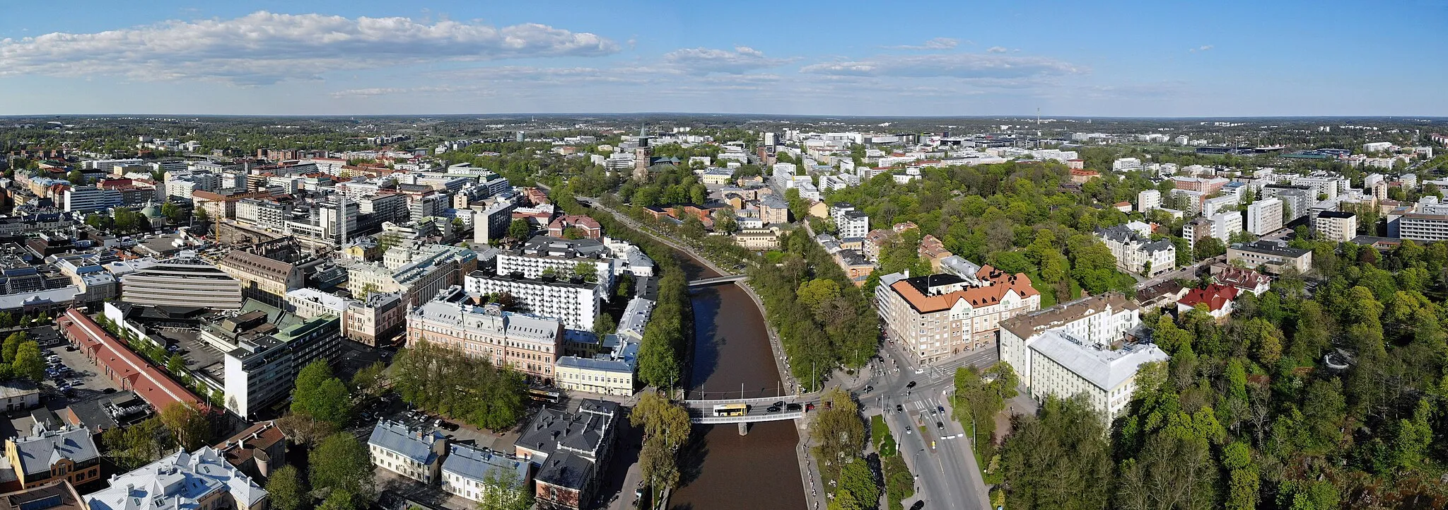 Photo showing: Panoramic view of Turku.