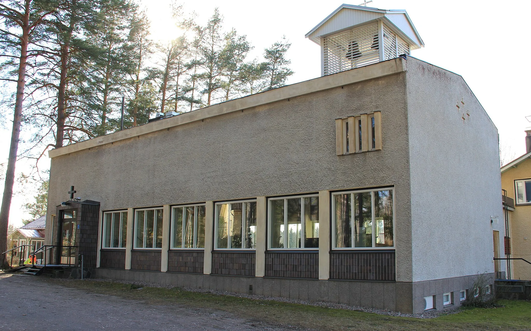 Photo showing: Ryttylä church, Ryttylä, Hausjärvi, Finland. Completed in 1961.