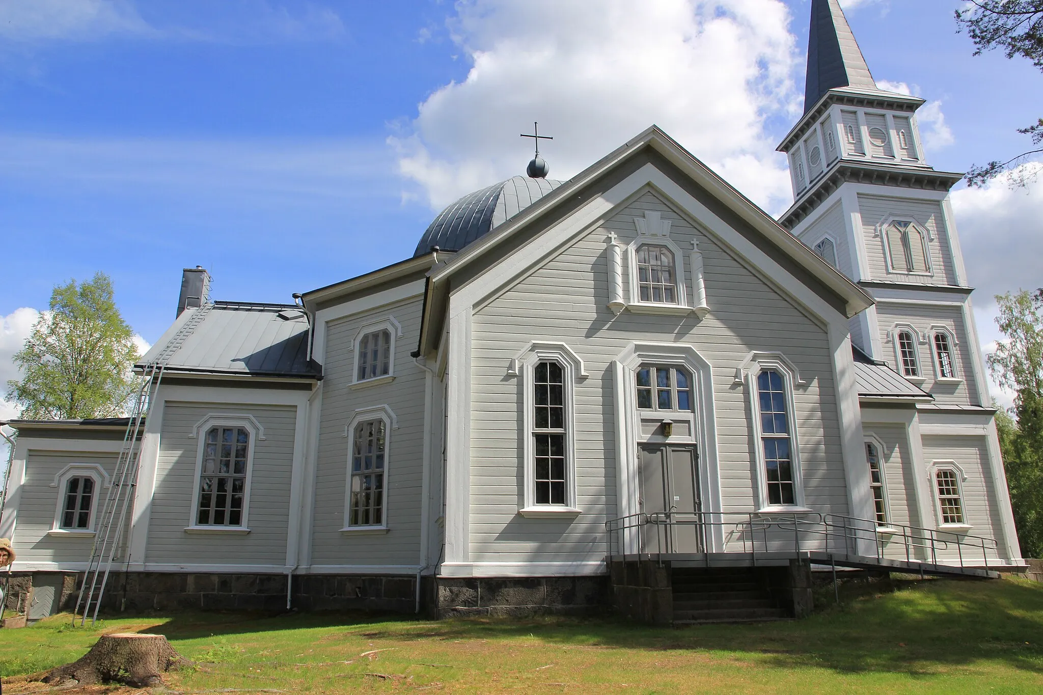 Photo showing: Rautjärvi church.