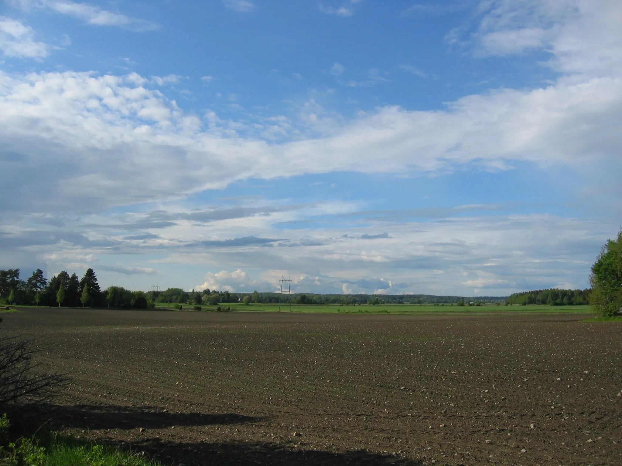 Photo showing: Fields in Mietoinen, Finland. Picture taken in the Kaukurla village.