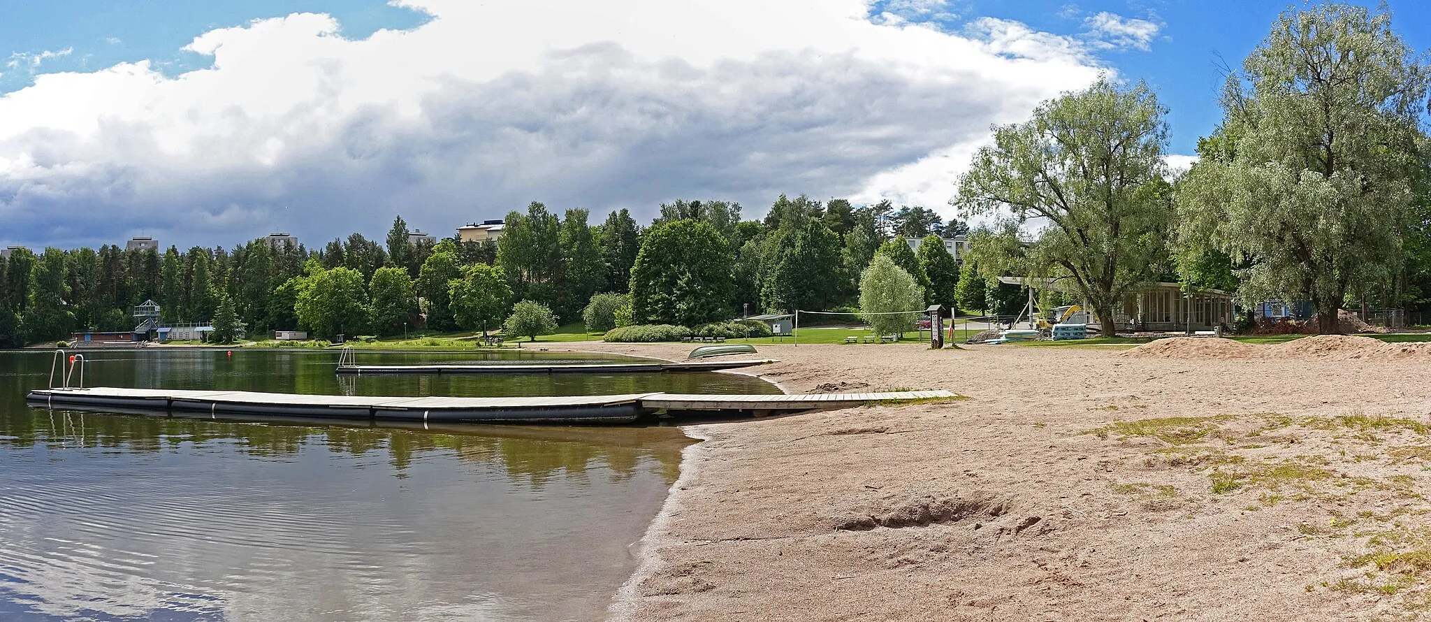 Photo showing: Möysä beach, Lahti.