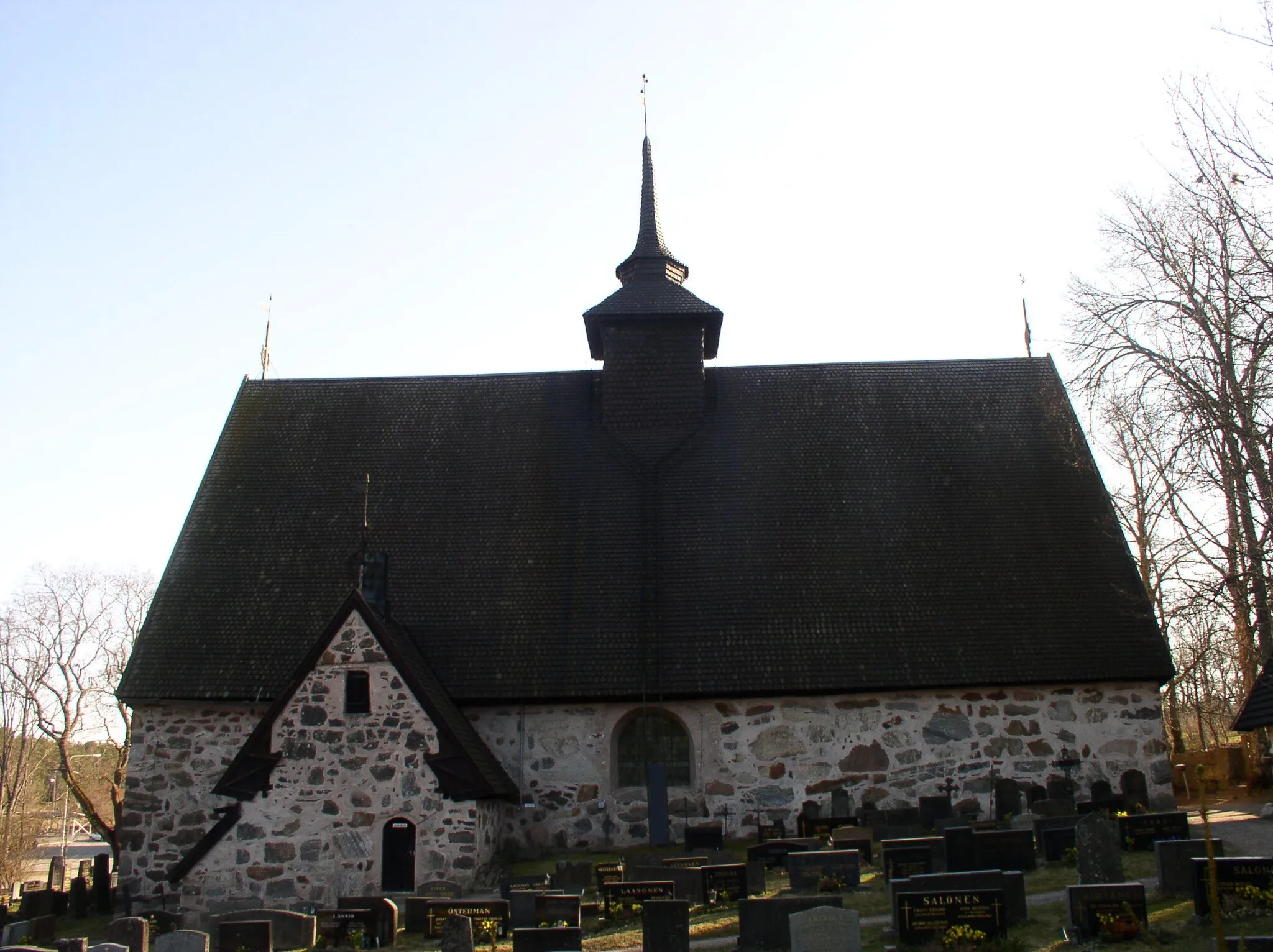 Photo showing: Rymättylä church in Rymättylä (Naantali), Finland.