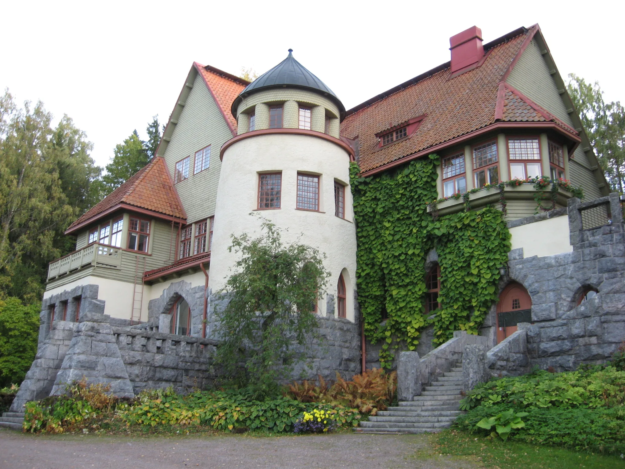 Photo showing: Villa Hvittorp near lake Vitträsk.