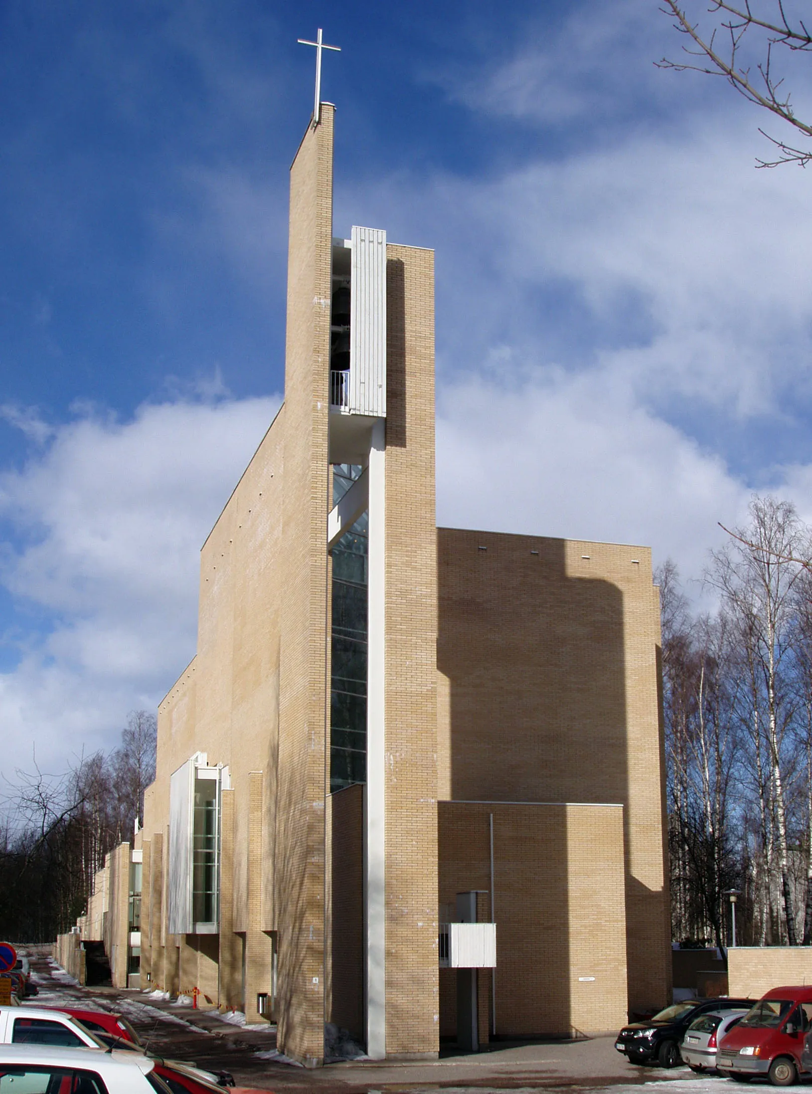 Photo showing: Juha Leiviskä, Myyrmäki Church, Vantaa, Finland, 1984