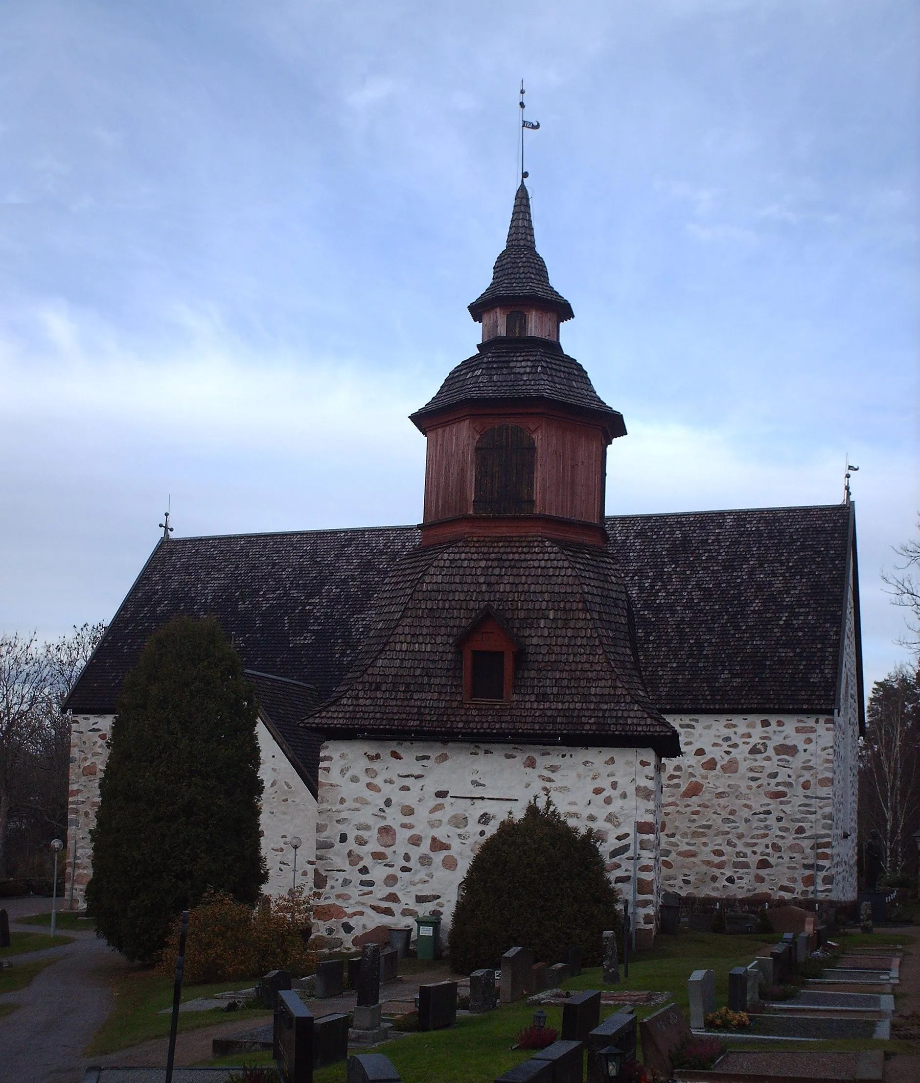 Photo showing: Tenala Church in Ekenäs (now part of Raseborg), Finland