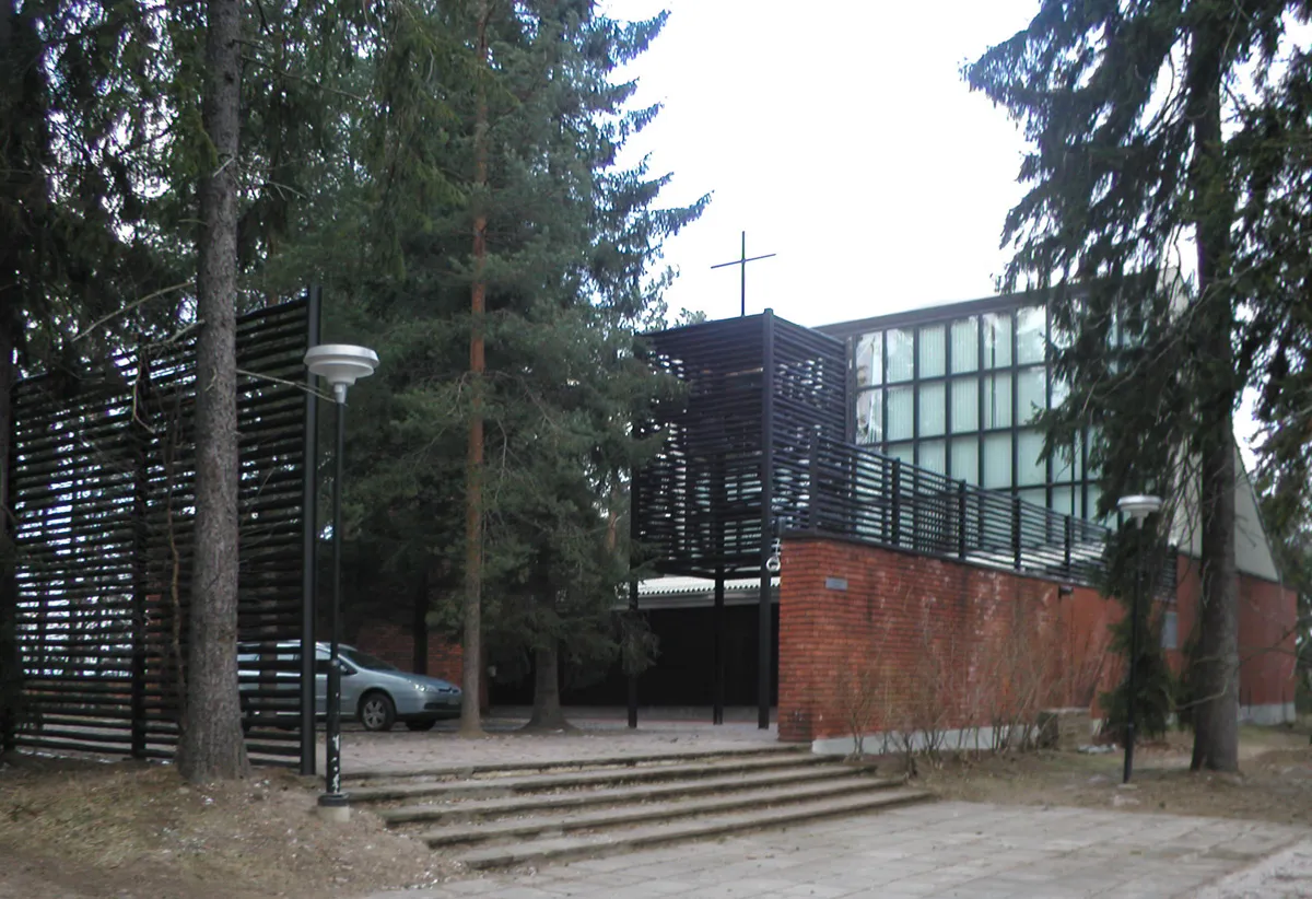 Photo showing: Otaniemi Chapel, architects Heikki and Kaija Sirén