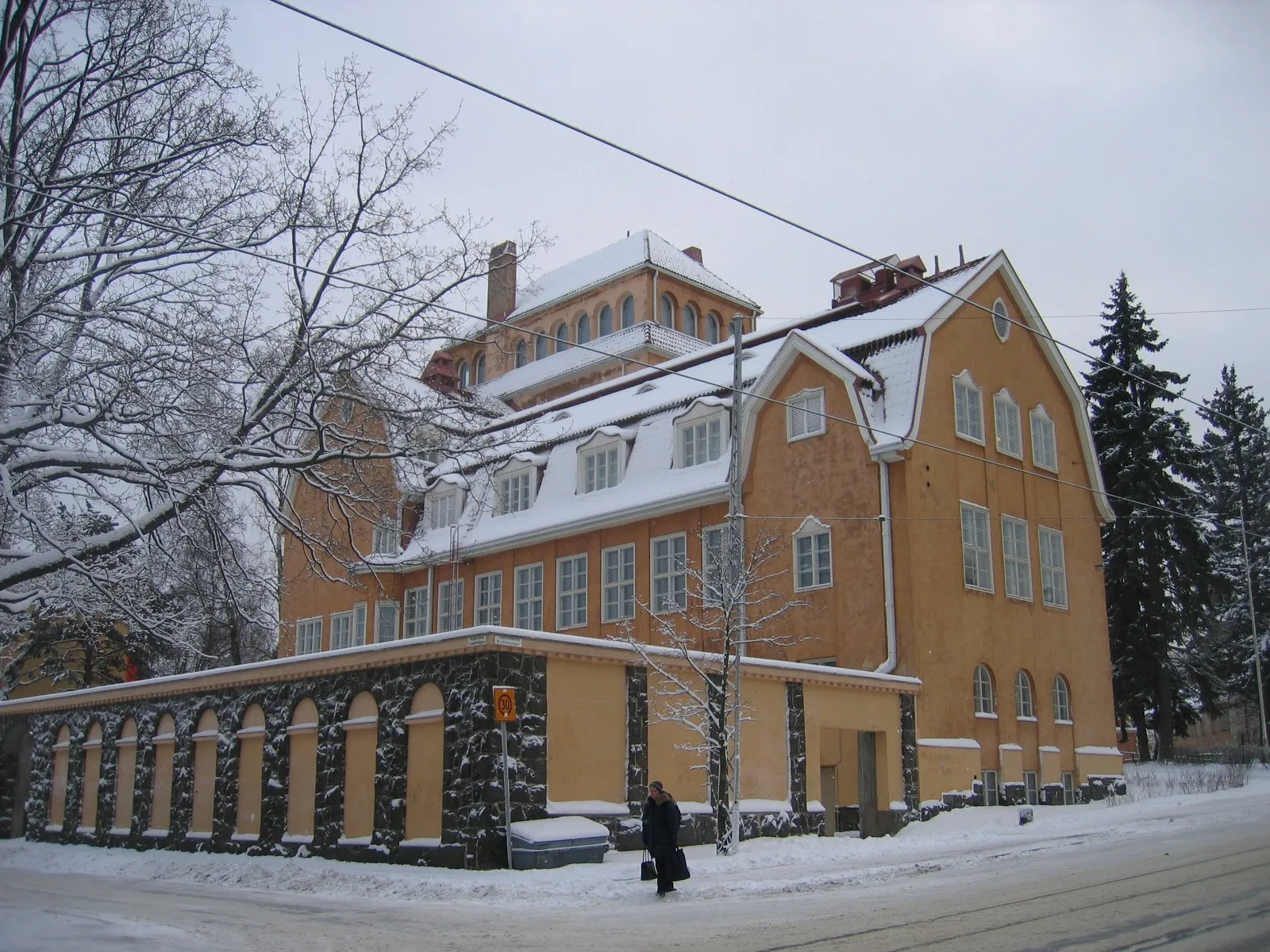 Photo showing: Munksnäs Pension in Munkkiniemi, Helsinki, Finland. Architect Eliel Saarinen, 1918.