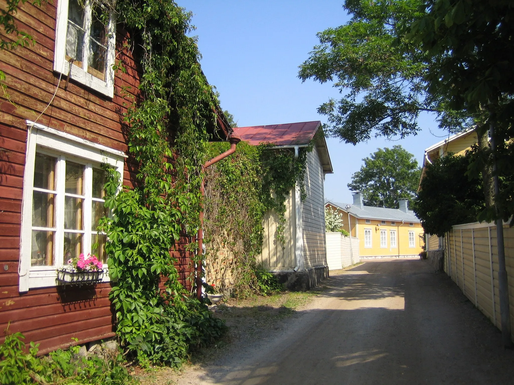 Photo showing: Old town, Ekenäs, Finland.