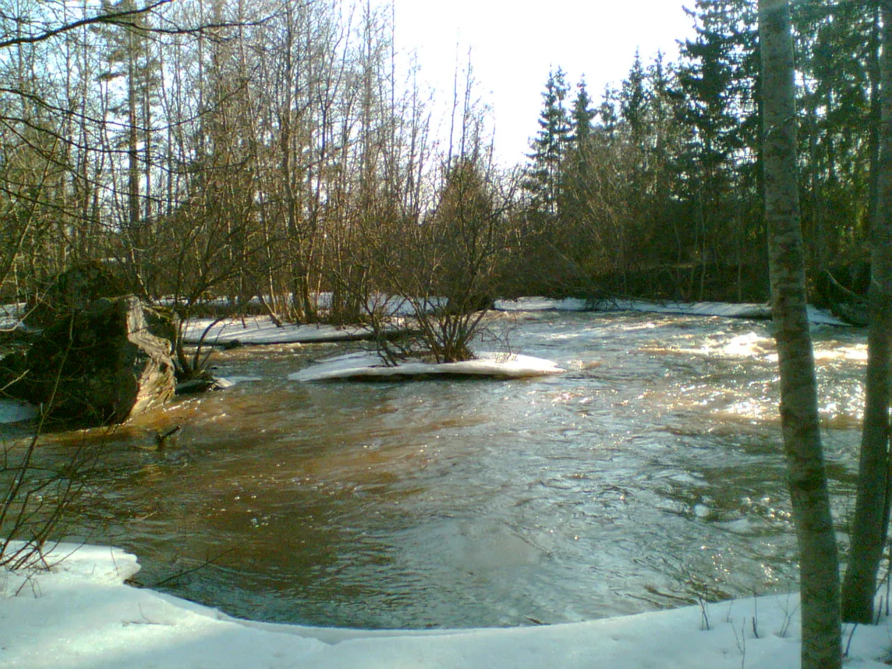 Photo showing: Nukari rapids [03-2007]