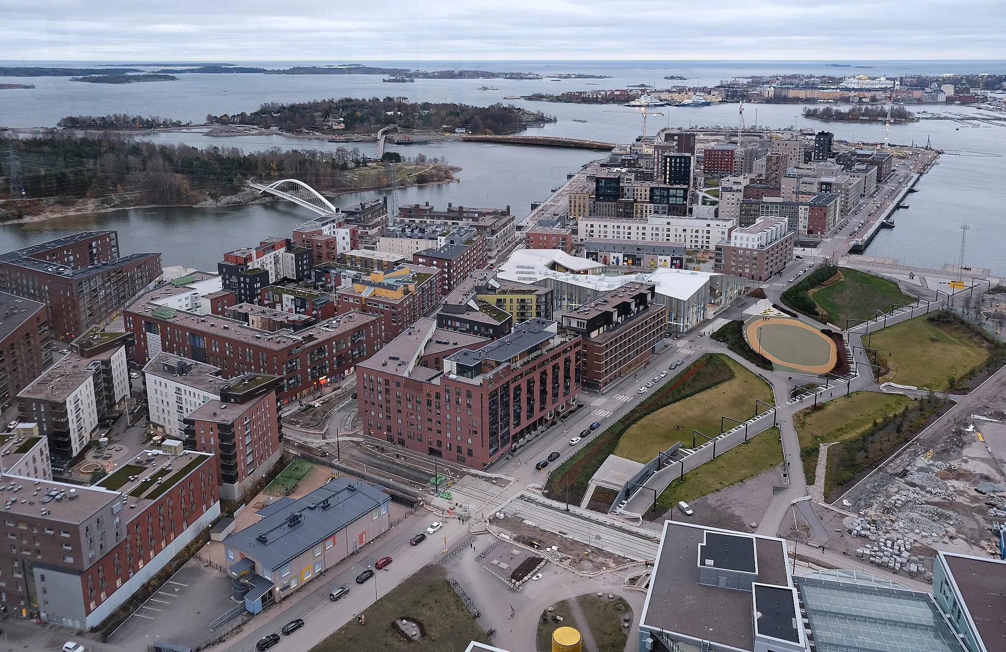 Photo showing: Helsinki seen from Majakka.