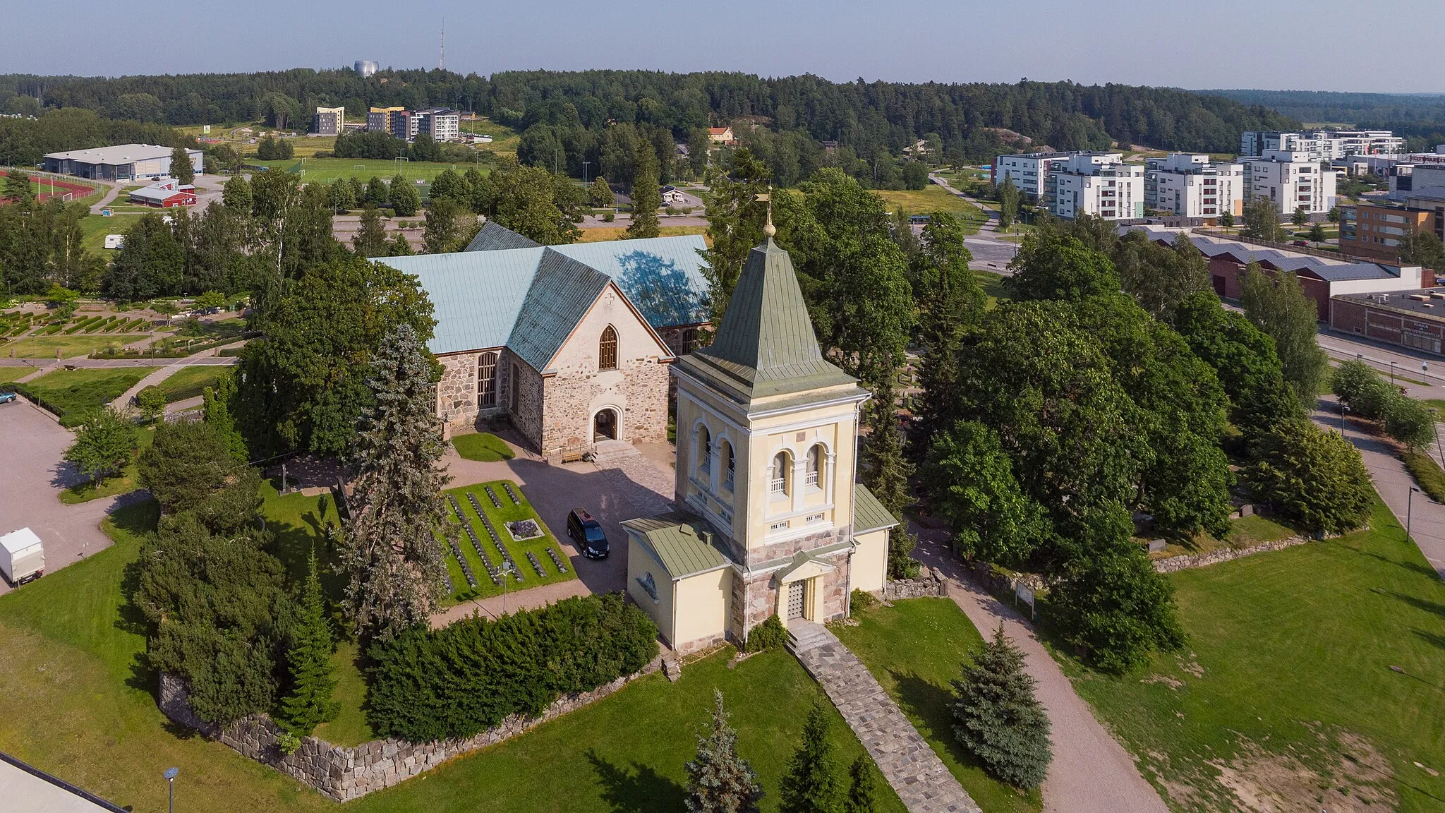 Photo showing: This is a photo of a monument in Finland identified by the ID 'Kirkkonummi Church' (Q5399375)