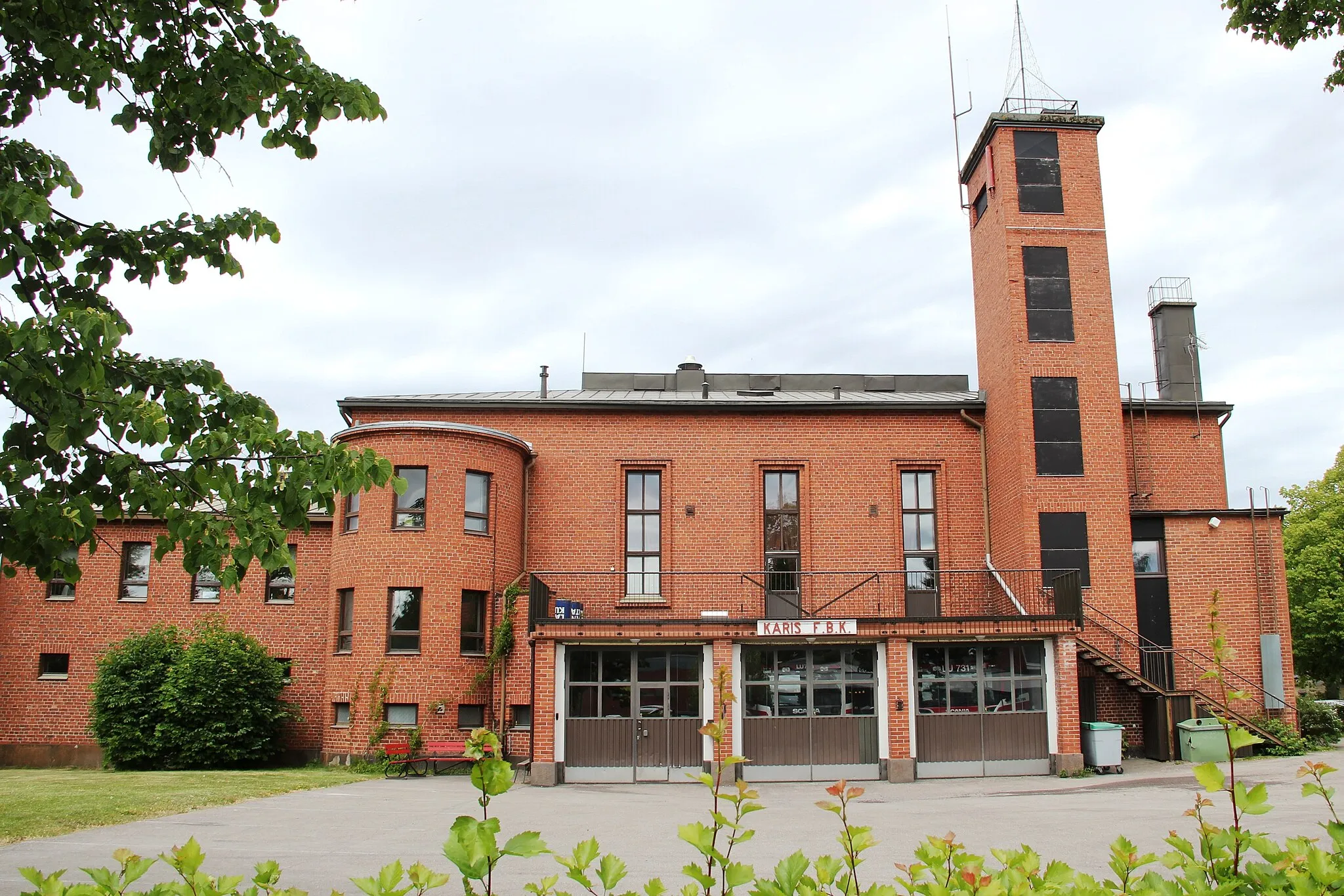 Photo showing: Fire station of the Volunteer fire department in Karis, Raseborg, Finland