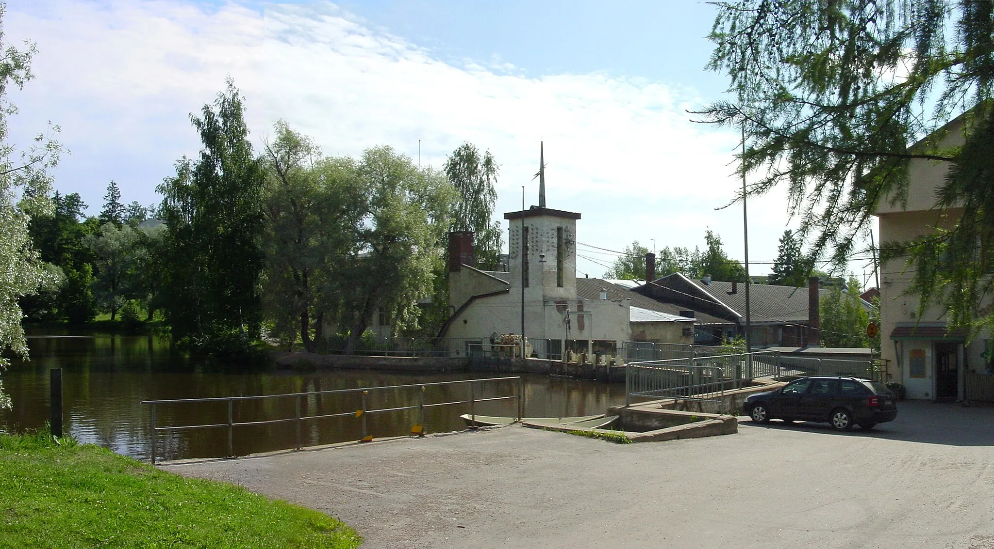 Photo showing: Photograph of the former Kellokoski (Mariefors) factory area in Tuusula.