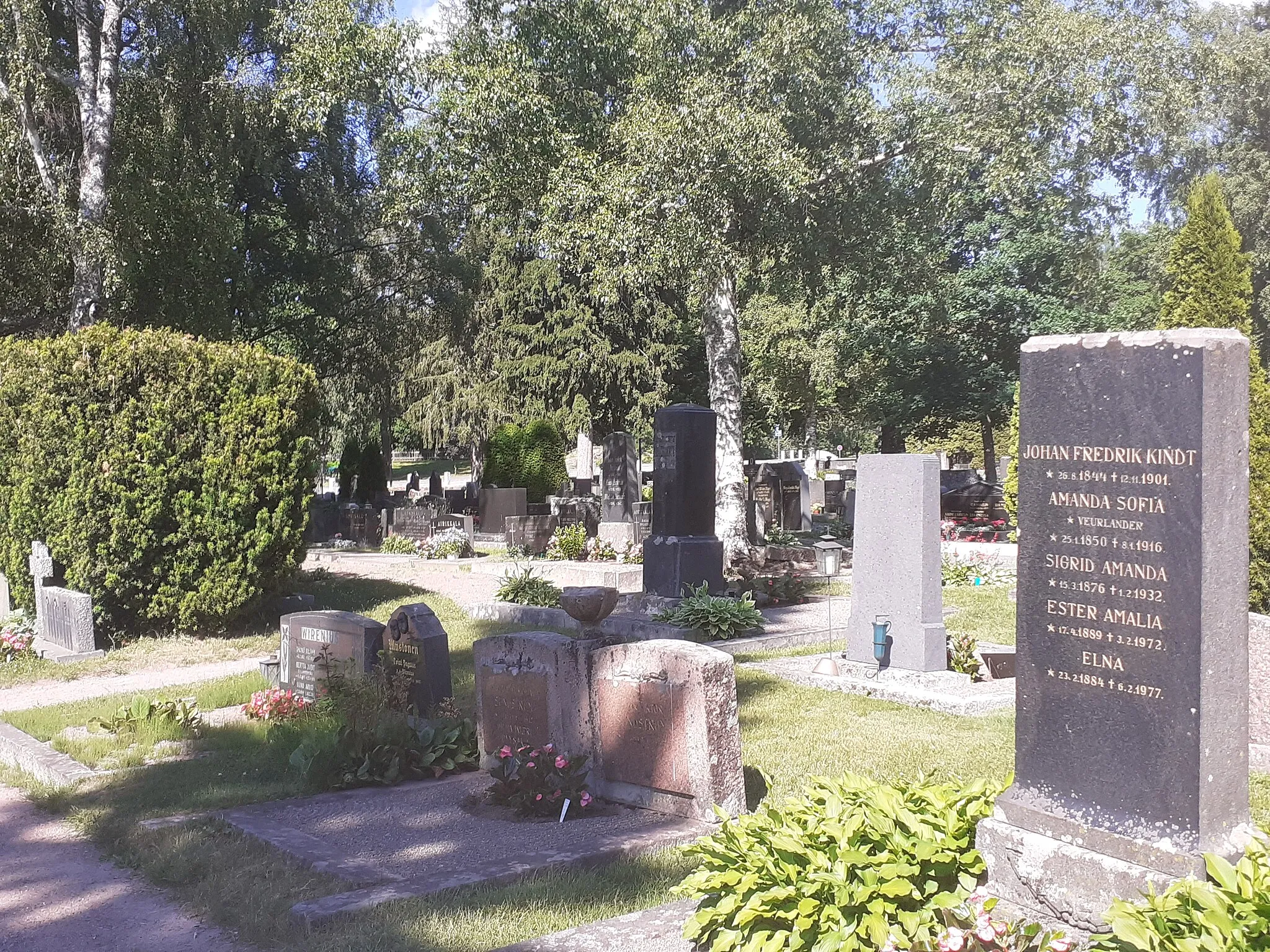 Photo showing: A cemetery in Nurmijärvi