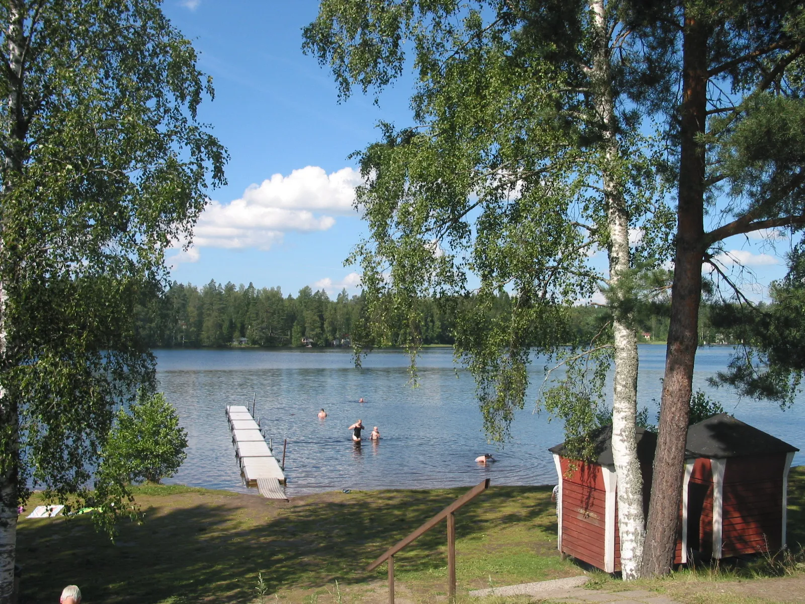 Photo showing: Beach in Myllylampi, Vihti, Finland