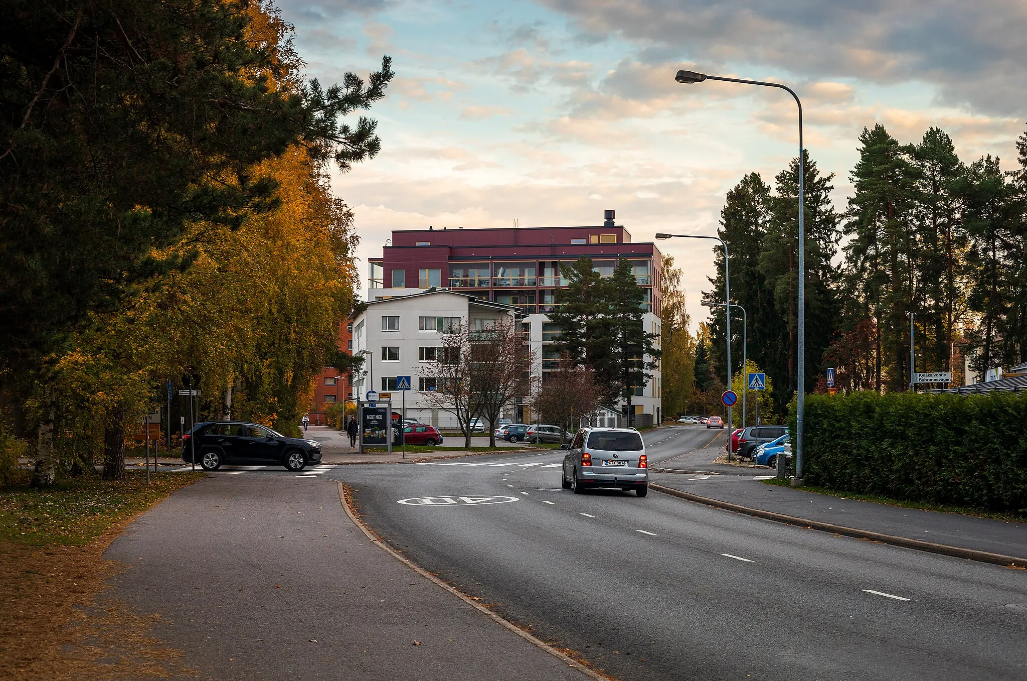 Photo showing: Talkootie street in Hiekkaharju, Vantaa, Finland in 2021 October.