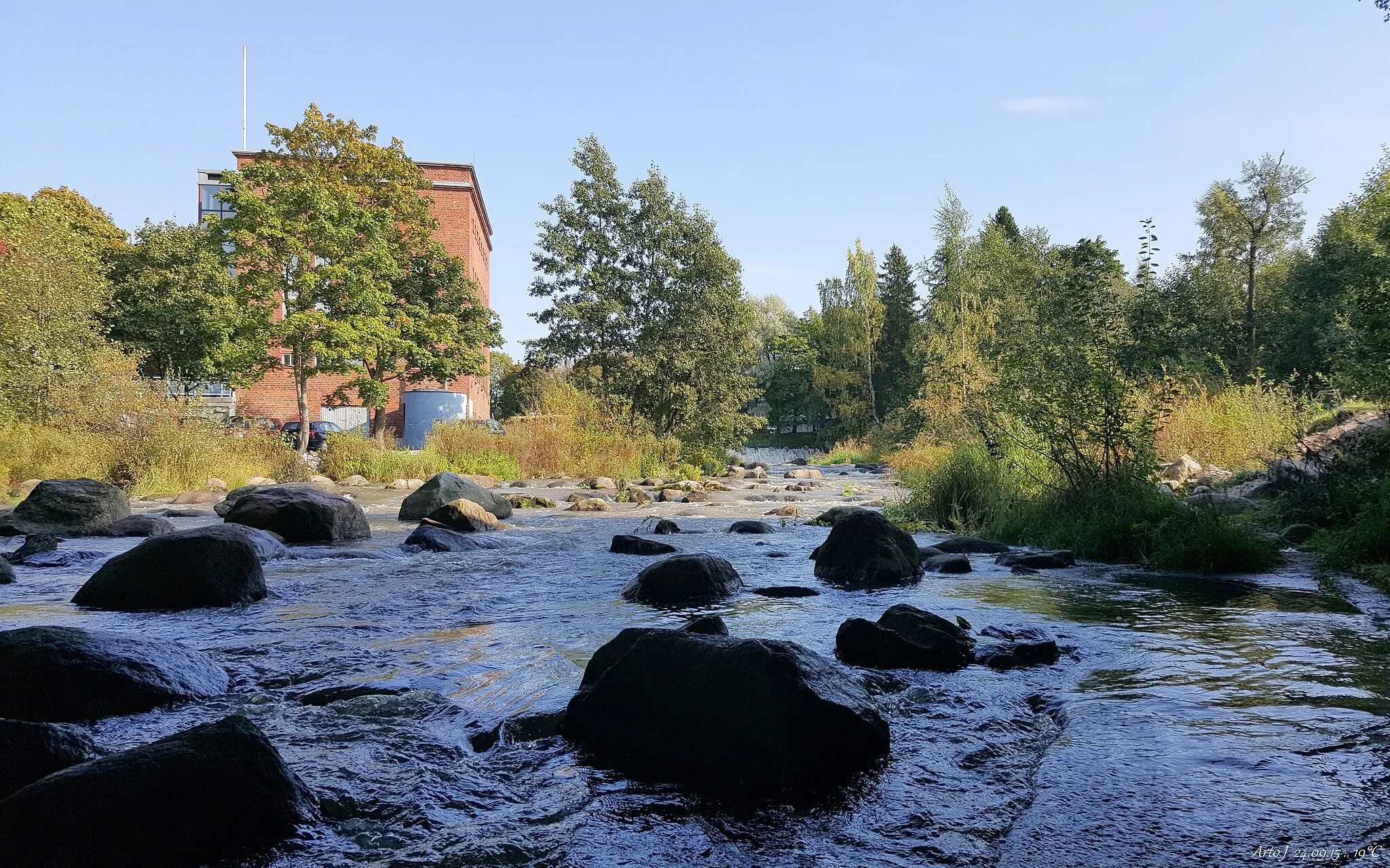 Photo showing: Vantaa / Tikkurila - Keravanjoki river